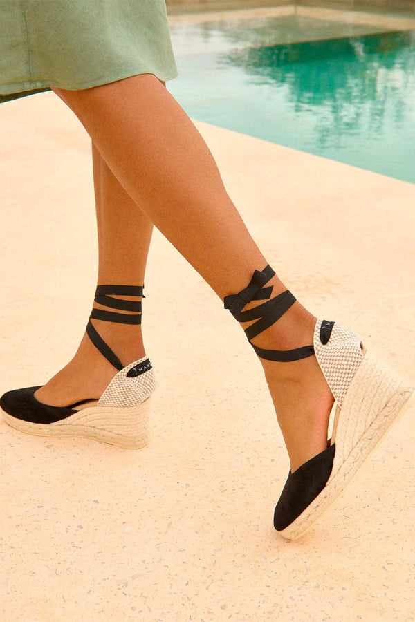 Espadrillas nere donna discount