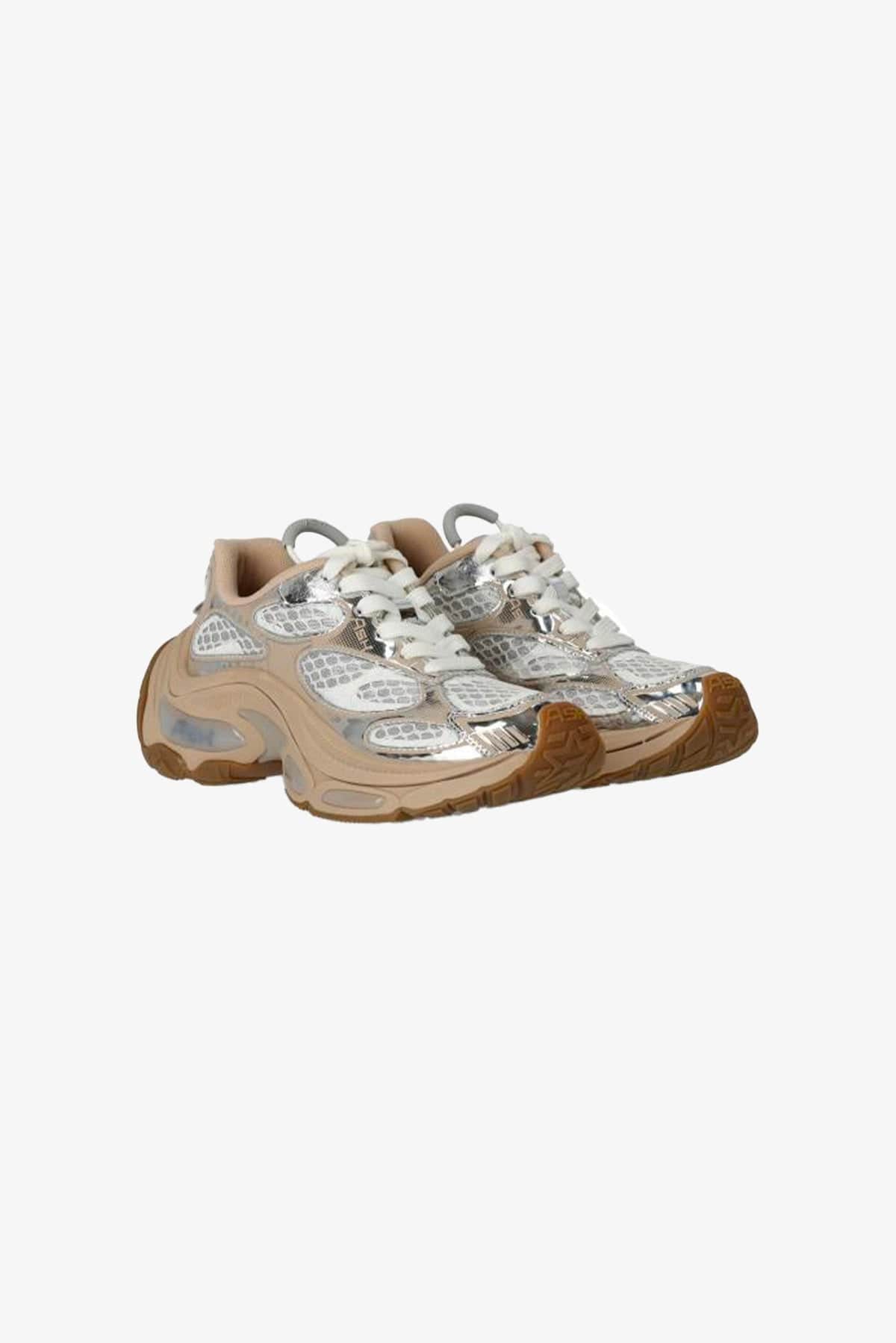 ASH CALZATURE  ARGENTO/BIANCO / 35 Sneakers Argento e Bianche Ash Dragon