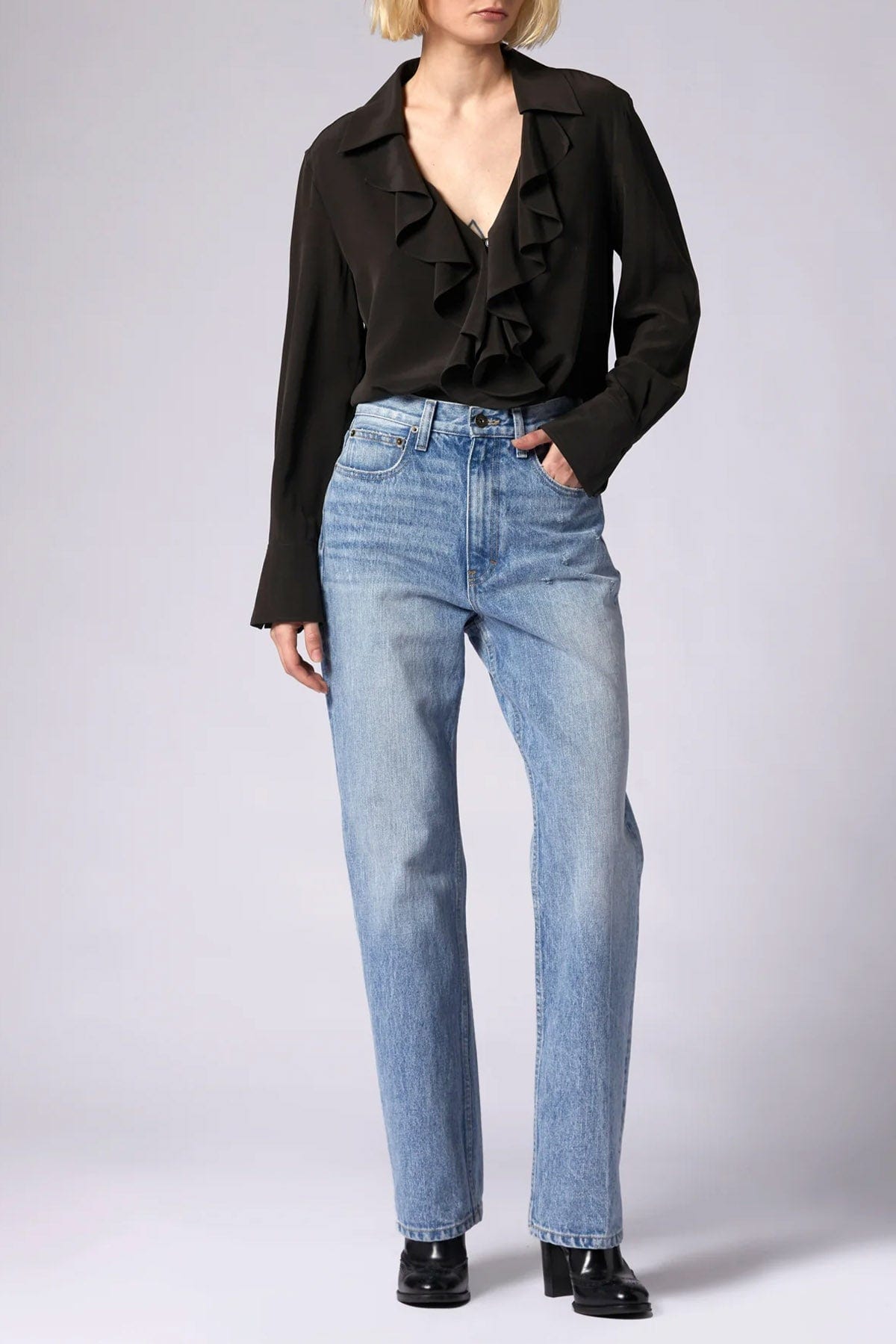 EQUIPMENT FEMME CAMICIA  Camicia in Seta Donna Con Rouches Equipment