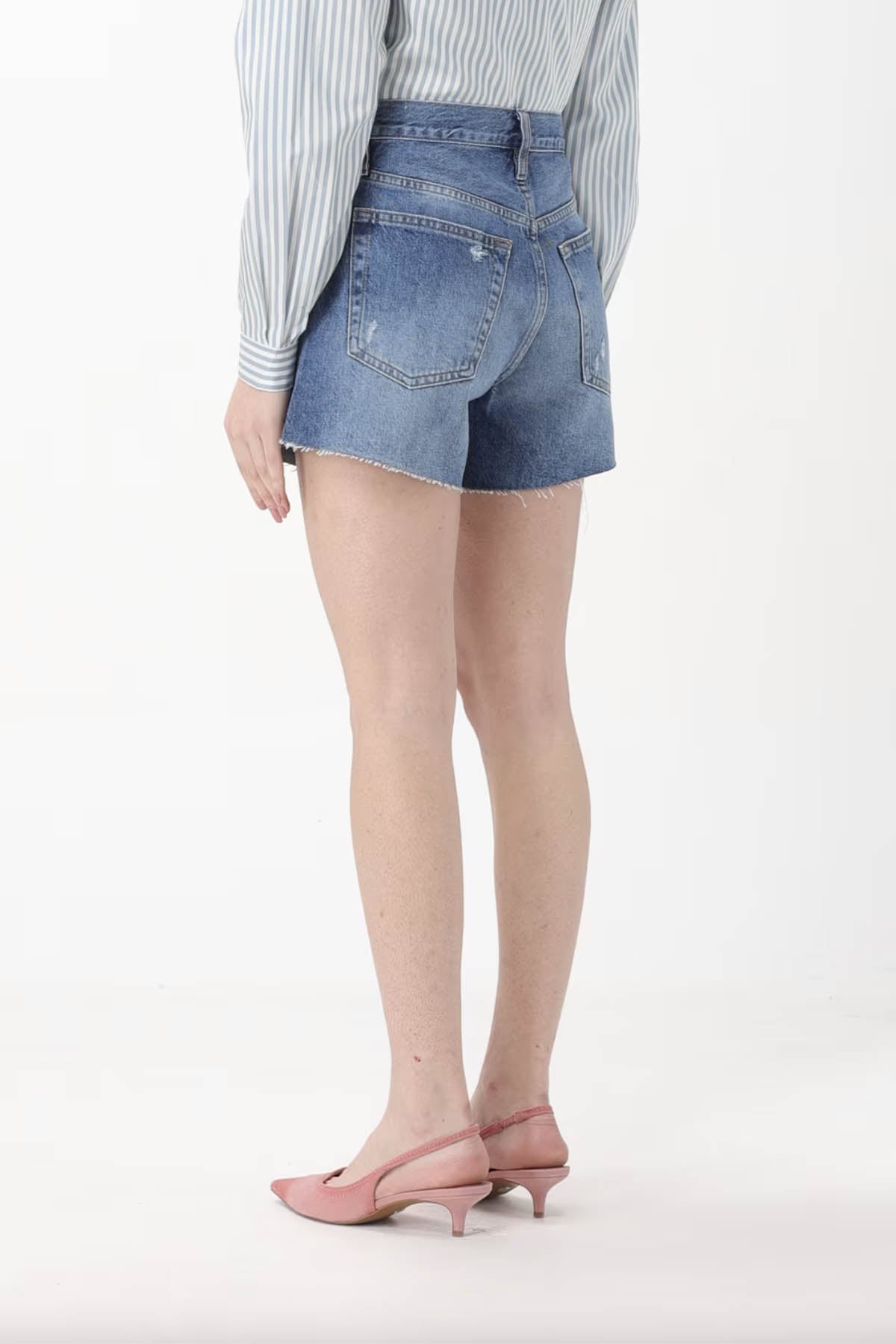 FRAME PANTALONE CORTO  Short in Denim Donna Frame