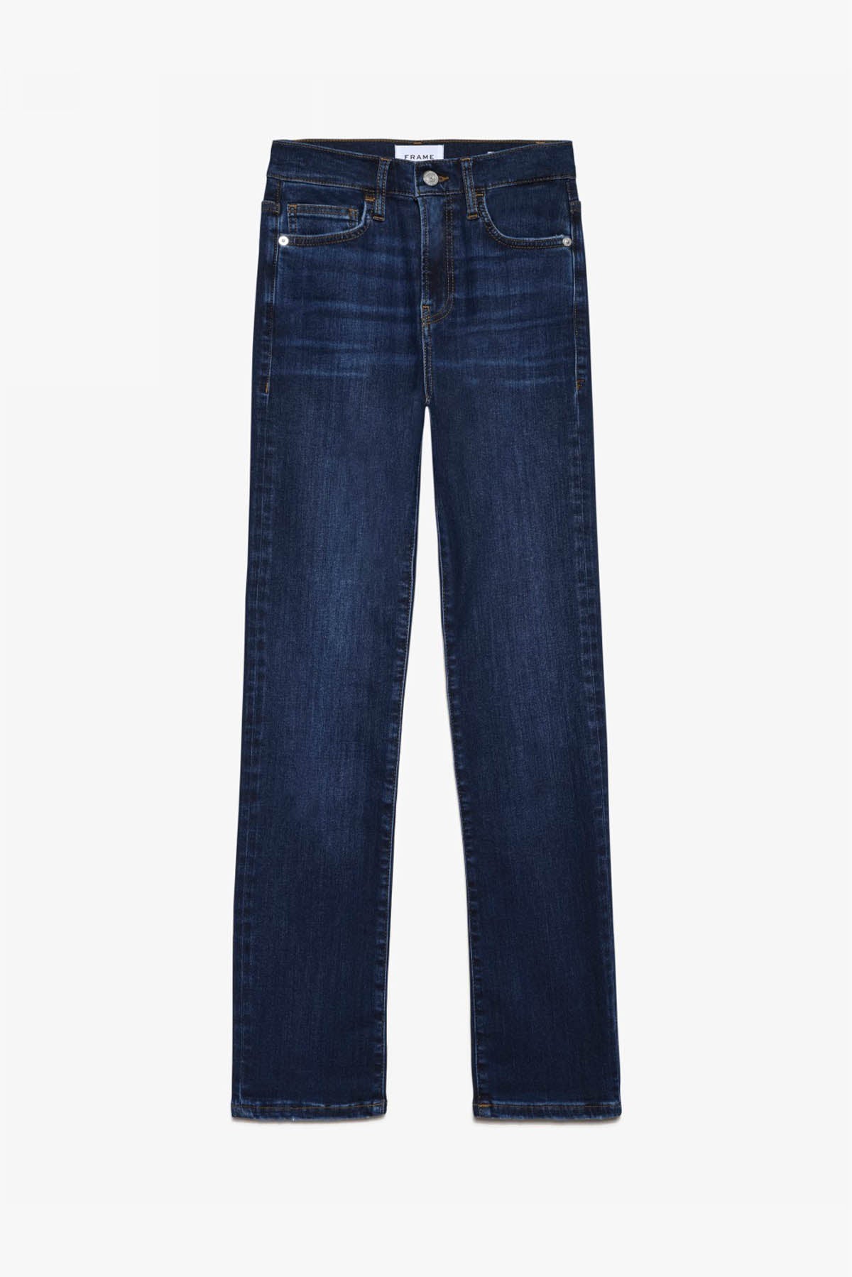 FRAME PANTALONE IN DENIM  DENIM SCURO / 23 Jeans Donna Dritto Frame High Straight Long