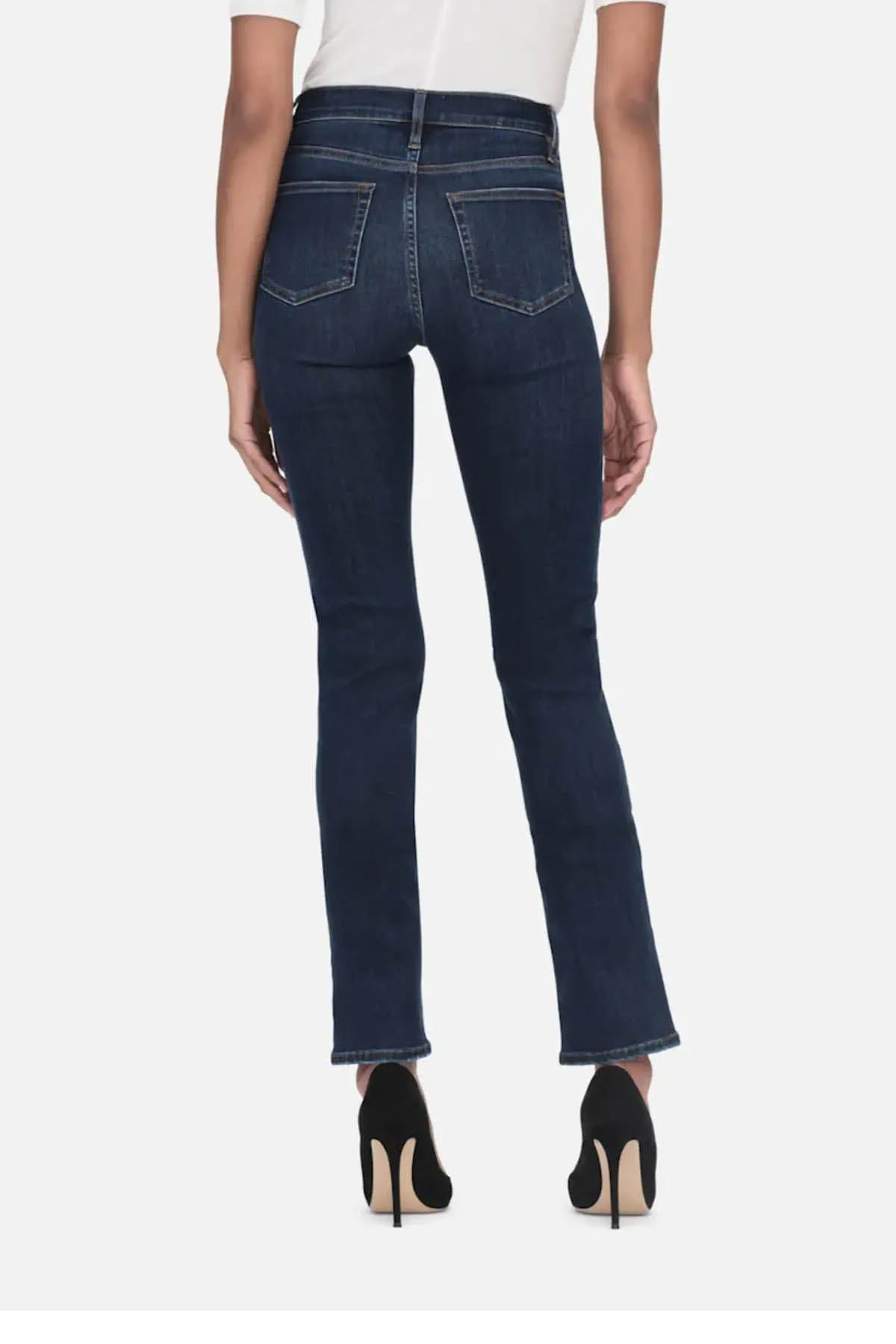 FRAME PANTALONE IN DENIM  Jeans Donna Dritto Frame High Straight Long