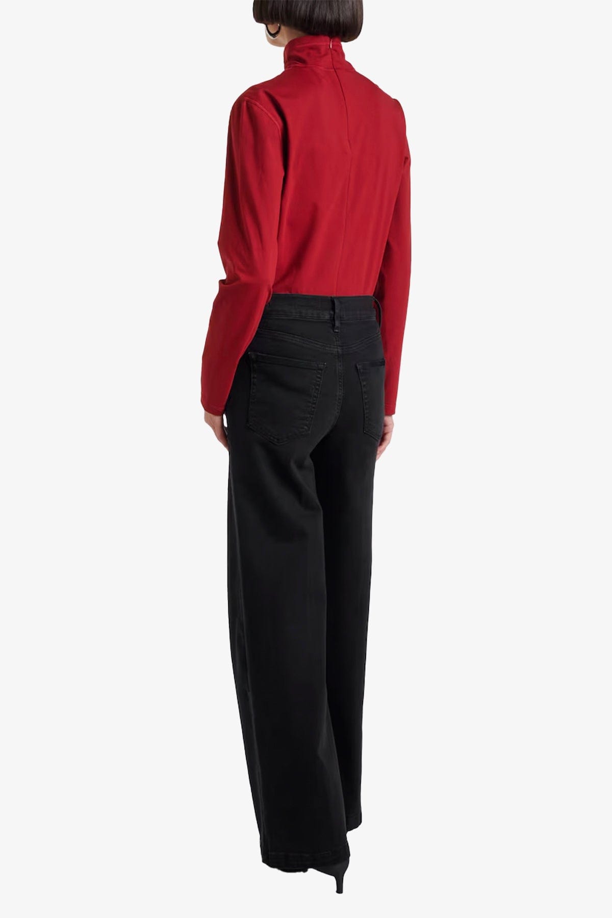 FRAME PANTALONE IN DENIM  Jeans Donna Frame Slim Palazzo