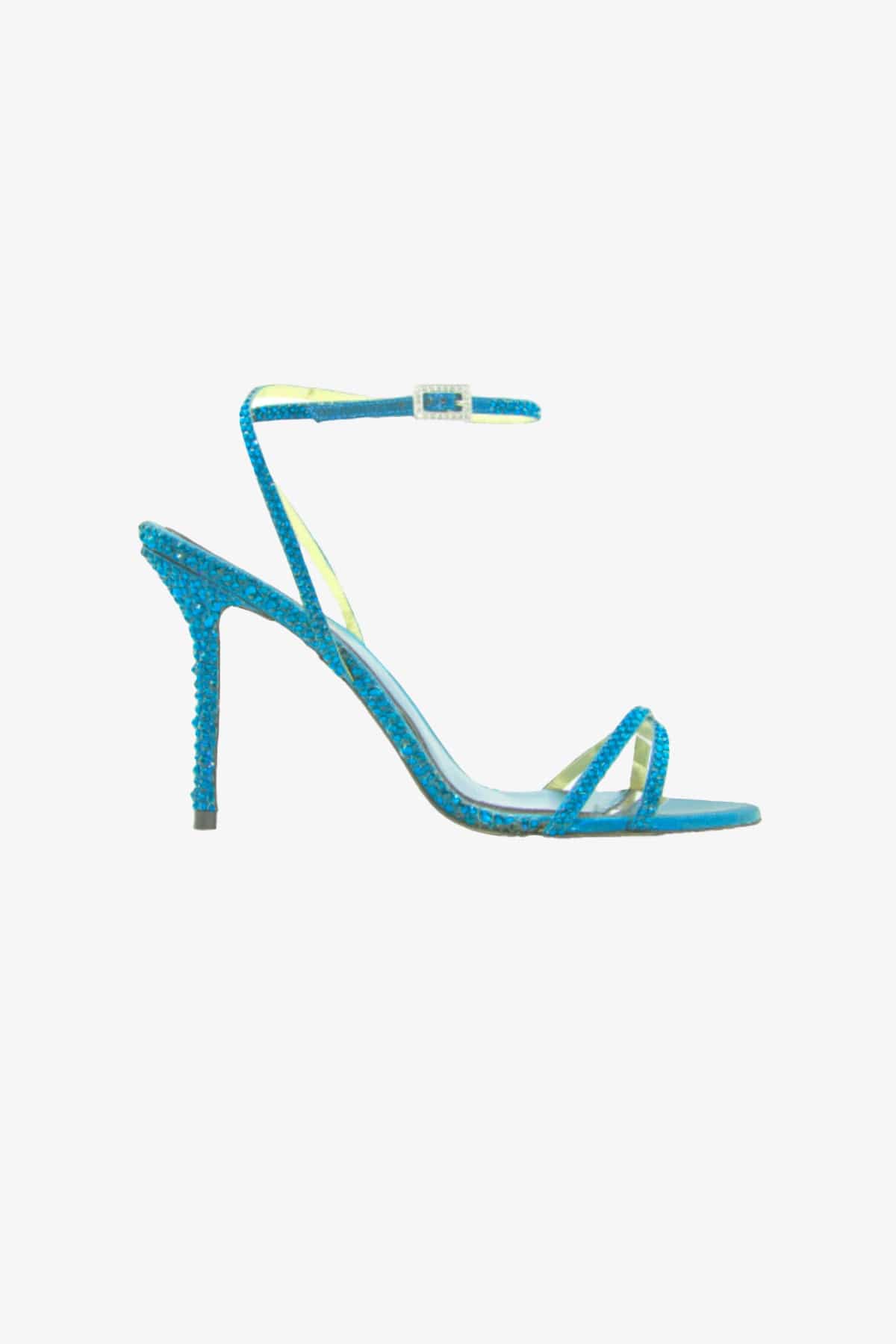GEDEBE CALZATURE  AQUA / 35 Sandali con Cristalli Aqua Charlize Gedebe