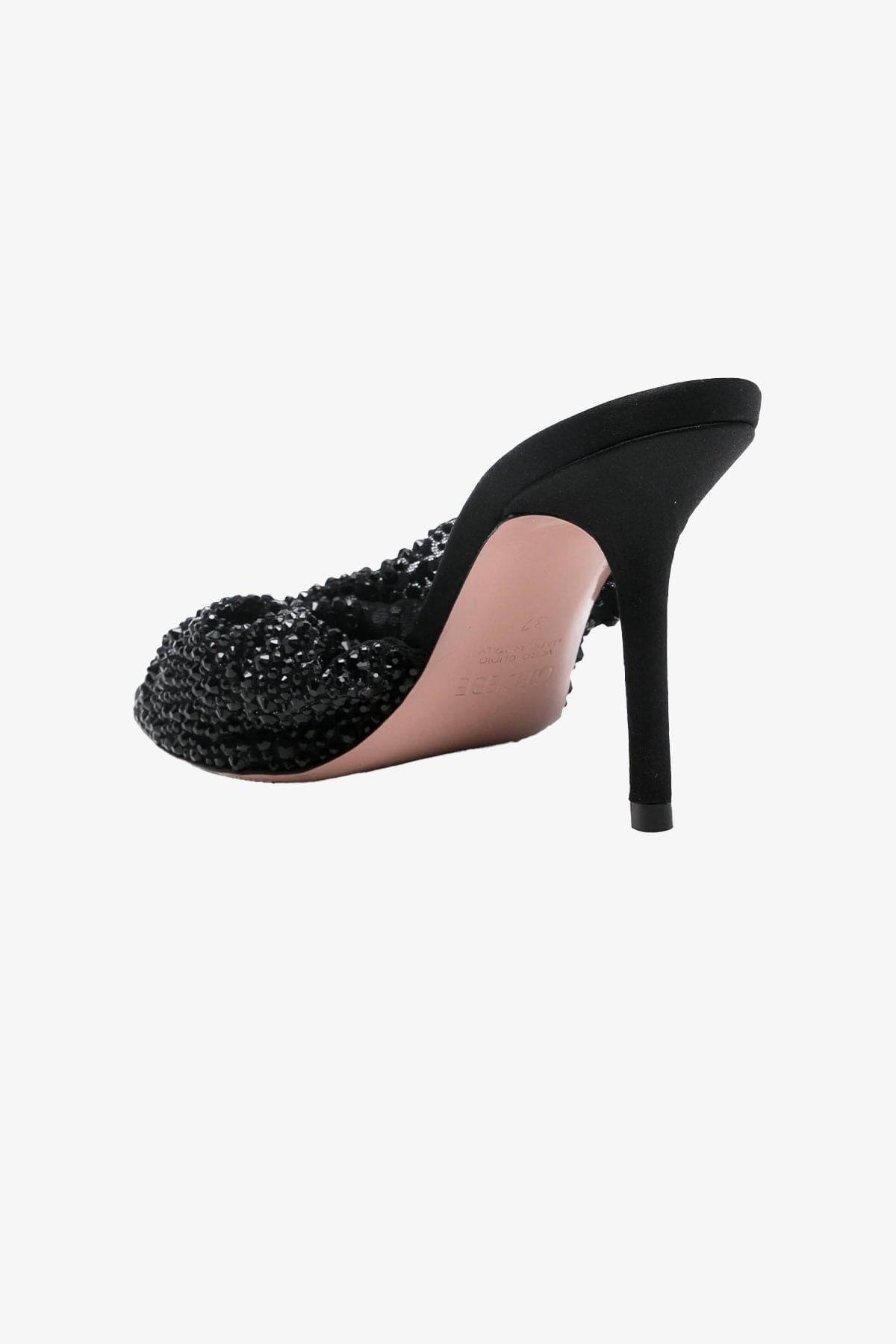 GEDEBE CALZATURE  Decolletes Nera inTulle e Cristalli Mariel Gedebe