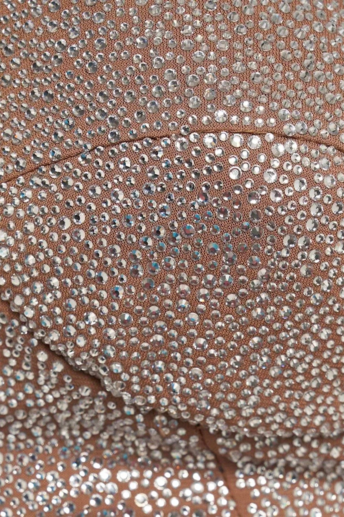 GIUSEPPE DI MORABITO ABITO  Abito lungo beige in strass donna Giuseppe di Morabito