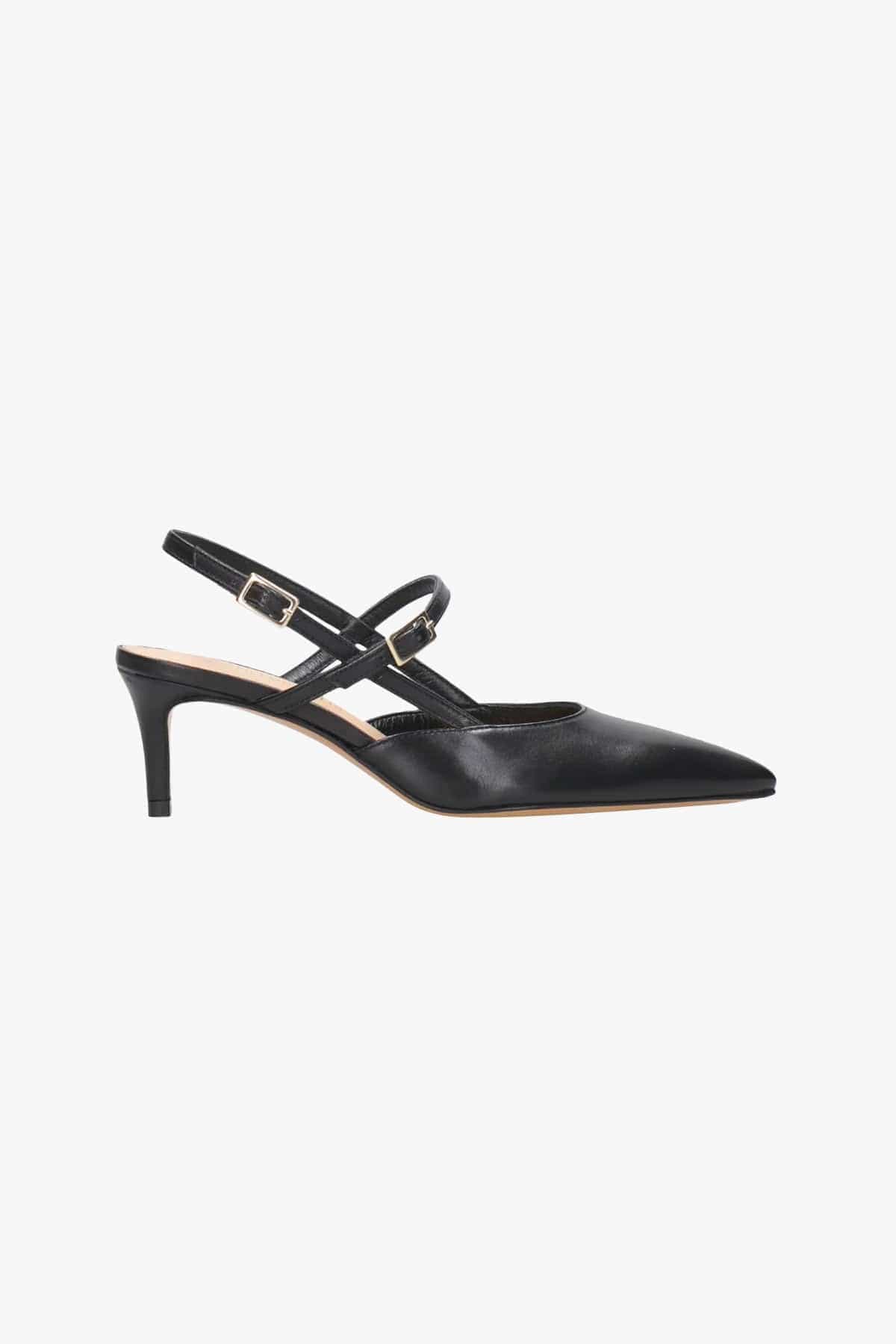JEFFREY CAMPBELL CALZATURE  NERO / 36 Slingback con laccetti Jeffrey Campbell in vernice nera