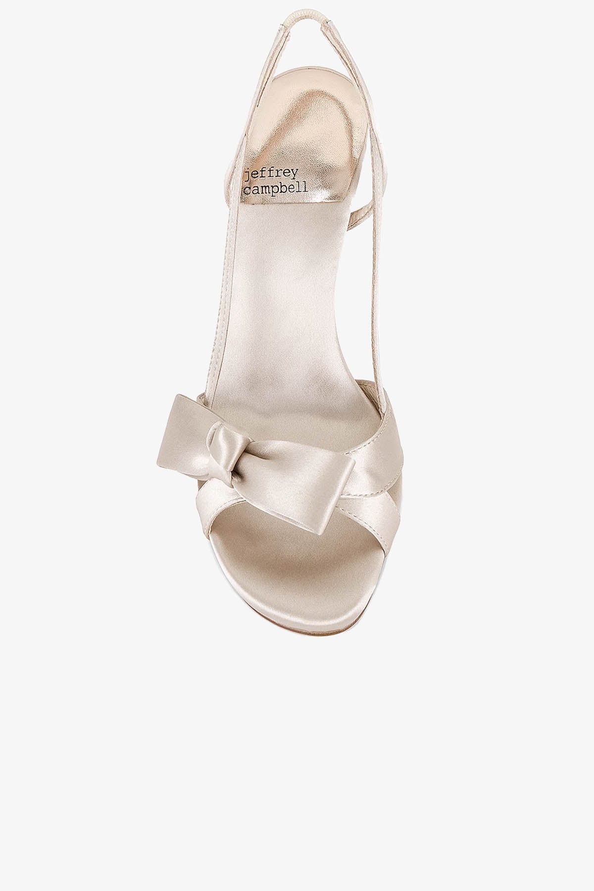 JEFFREY CAMPBELL CALZATURE  Sandali Natural con Fiocco Jeffrey Campbell Takeabow