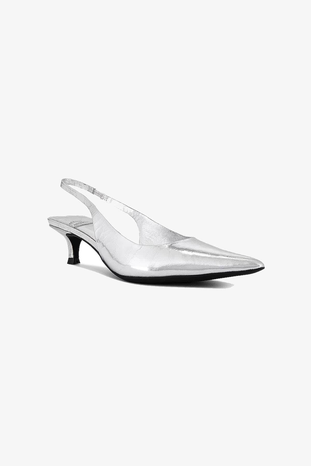 JEFFREY CAMPBELL CALZATURE  Slingback Argento Persona Jeffrey Campbell