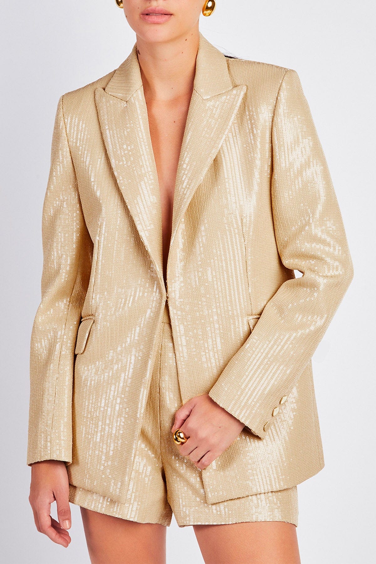 JEJIA RESORT GIACCA  RAFIA / 36 Blazer Rafia Paillettes Federica Tosi