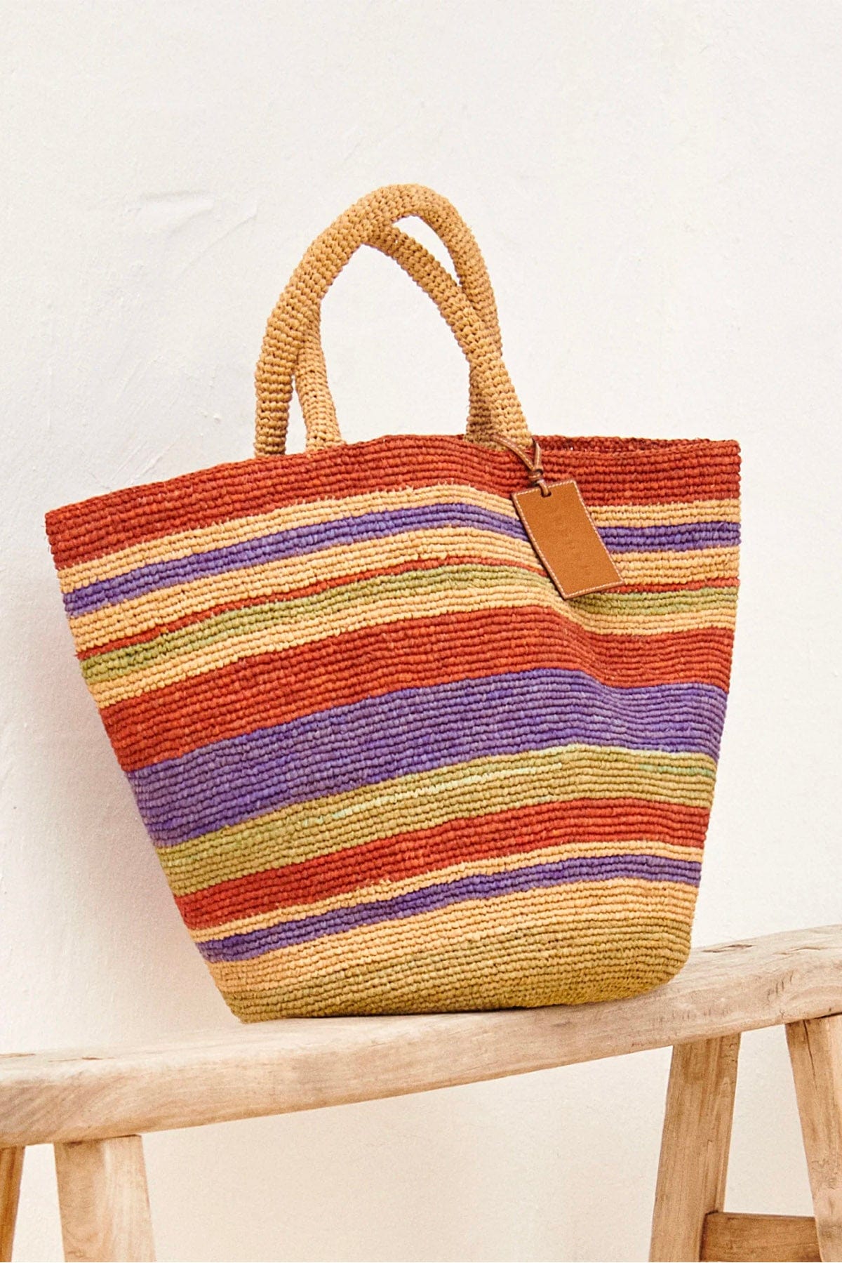 MANEBI BORSA  MUTLICOLOR / UNICA Summer Bag Manebi Rigata