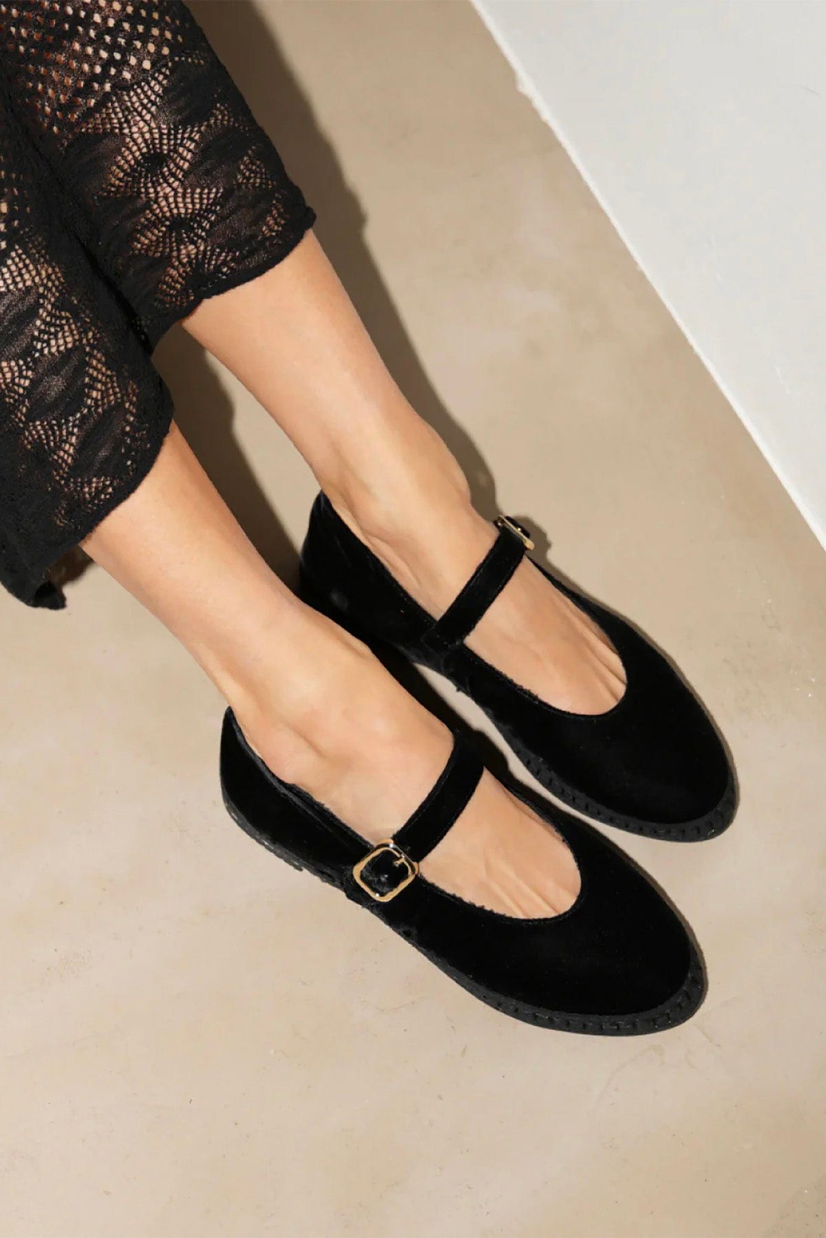 MANEBI CALZATURE  NERO / 35 Friulane in velvet nero Manebi M18MJ