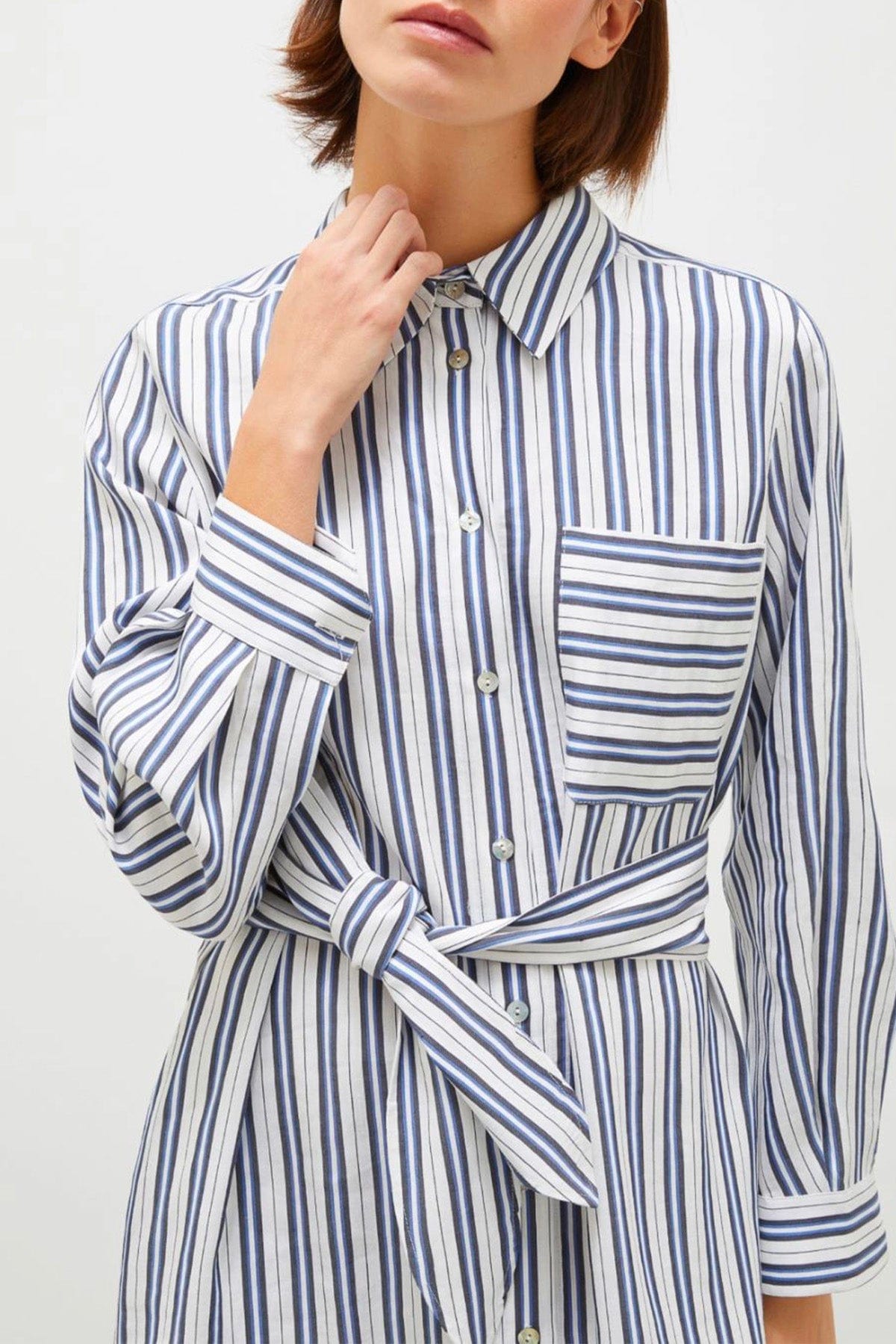 MARELLA ABITO  Abito in cotone rigato donna Marella Mare