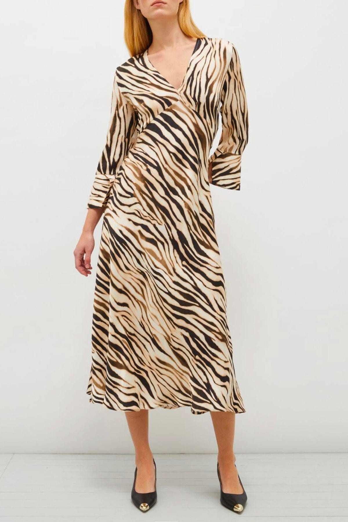MARELLA ABITO  ZEBRA / 34 Abito lungo zebrato donna Marella Soglio