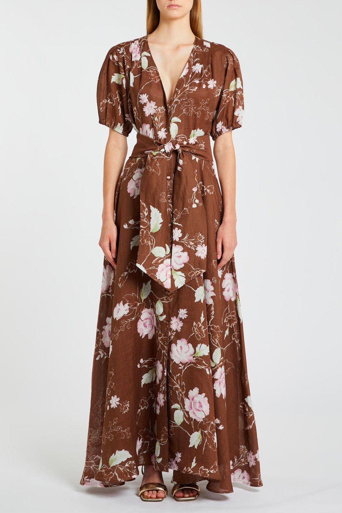 MARELLA ABITO  MARRONE / 34 Abito lungo marrone donna Marella Regard
