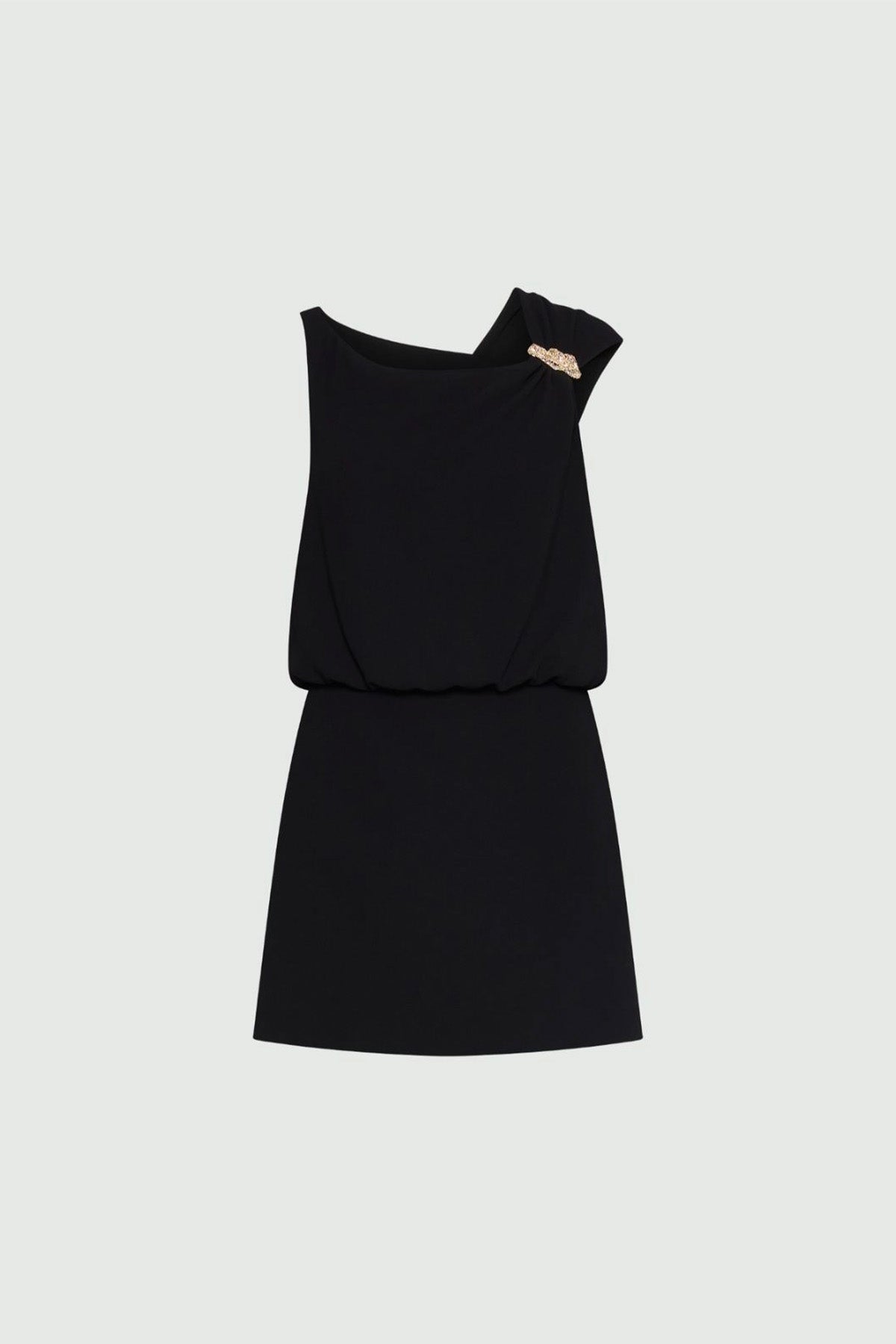MARELLA ABITO  NERO / 34 Abito corto nero donna Marella Doccia