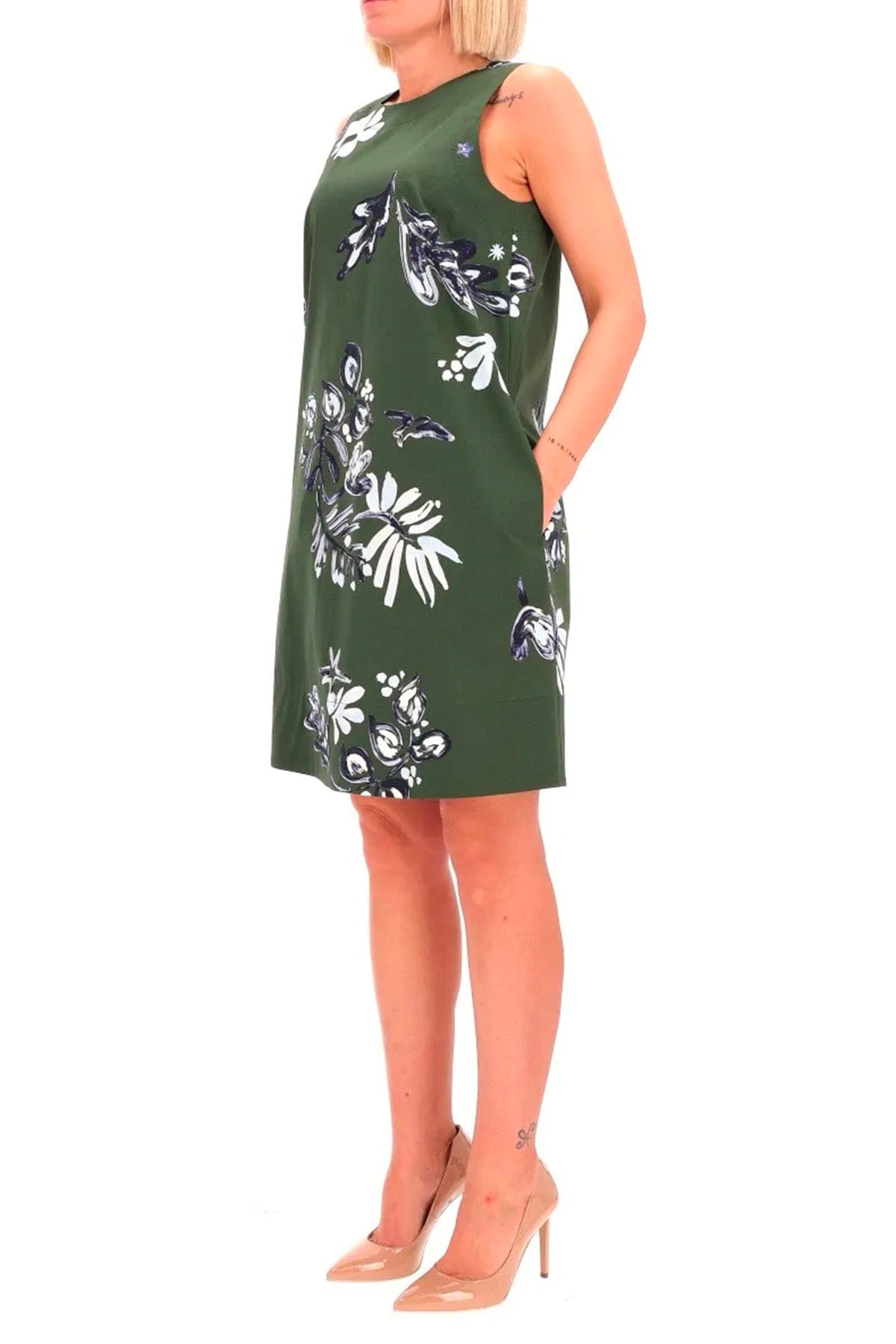 MARELLA ABITO  VRDE SCURO / 34 Abito corto verde scuro donna Marella Rivalsa1