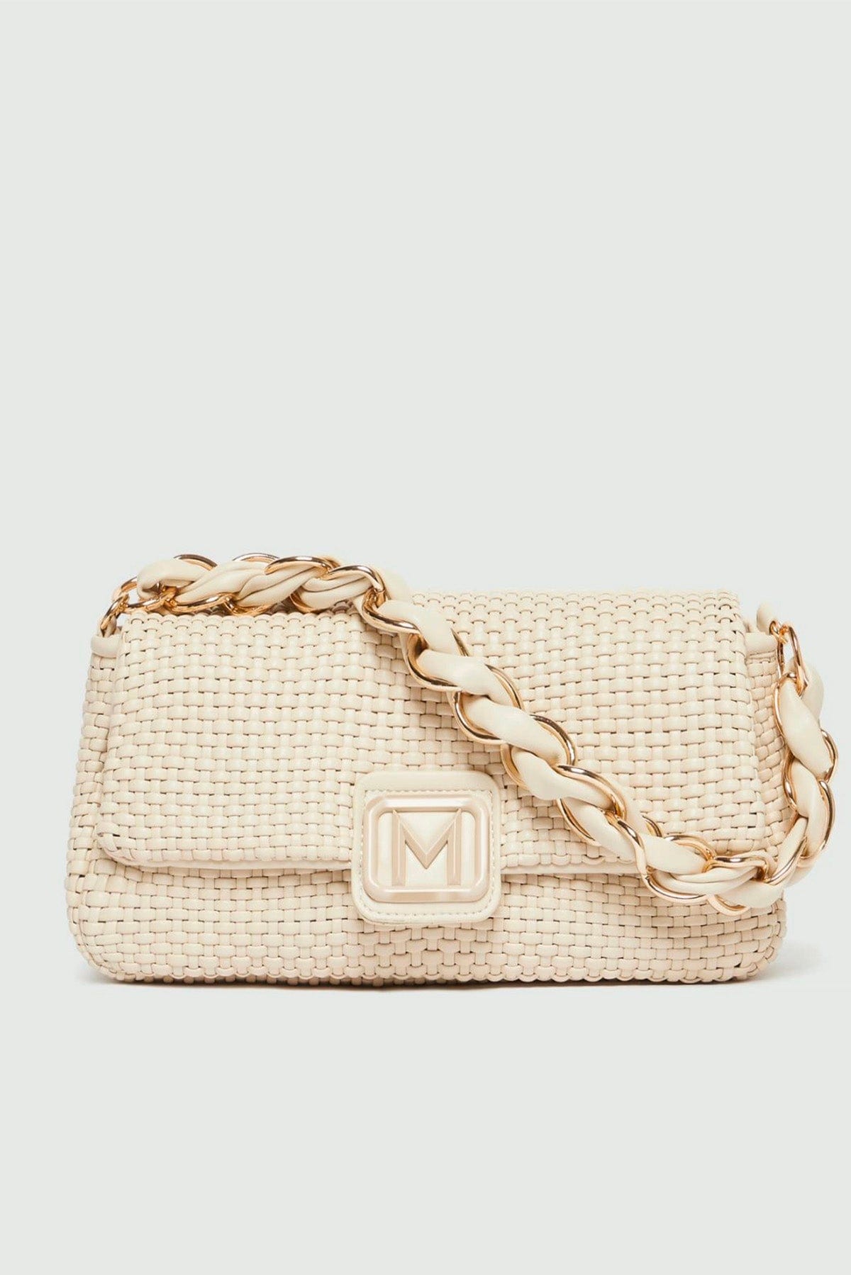 MARELLA BORSA  BIANCO / UNICA Borsa intrecciata donna Marella Emily1