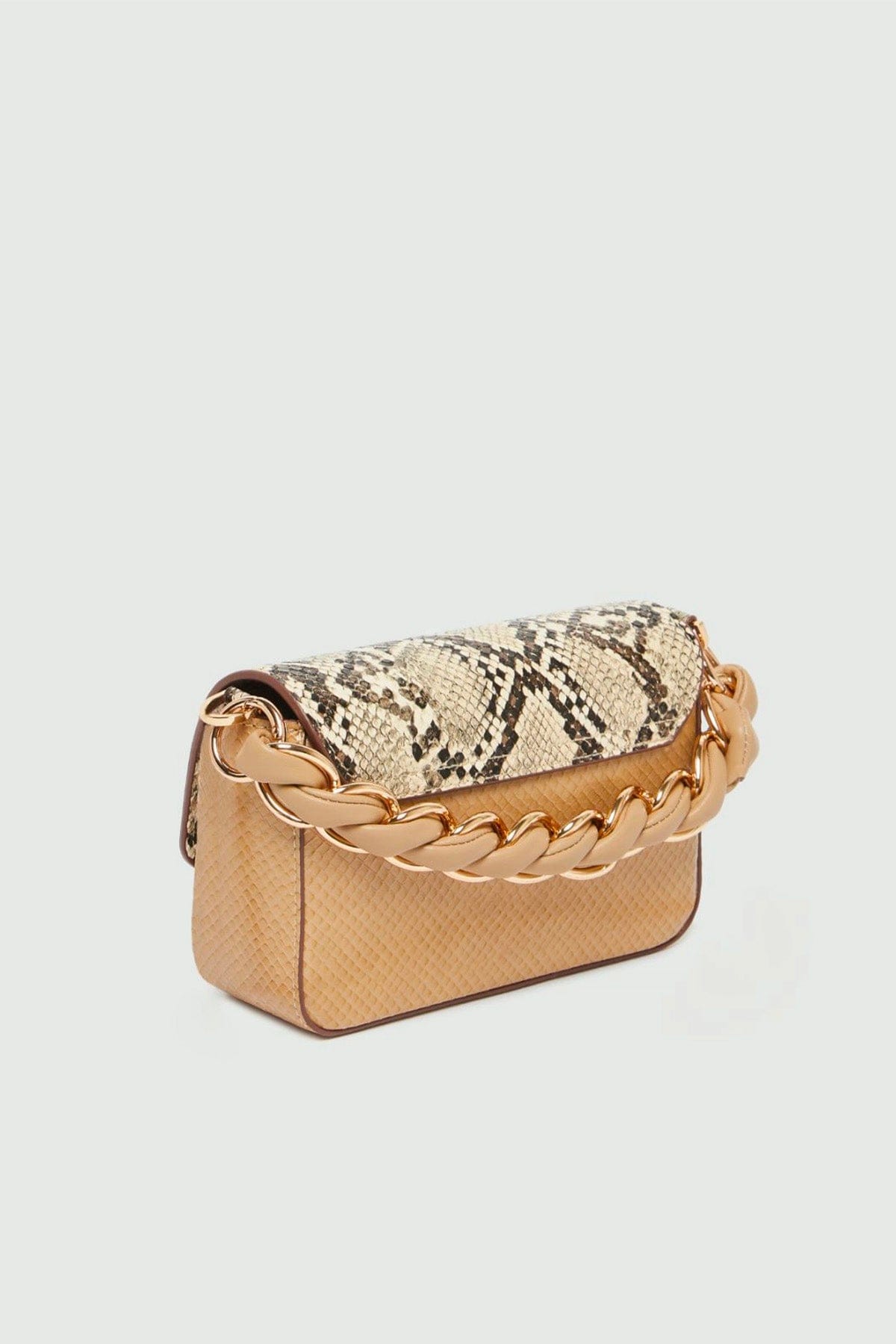 MARELLA BORSA  Borsa in pelle vegana stampa coccodrillo Marella Lontra1