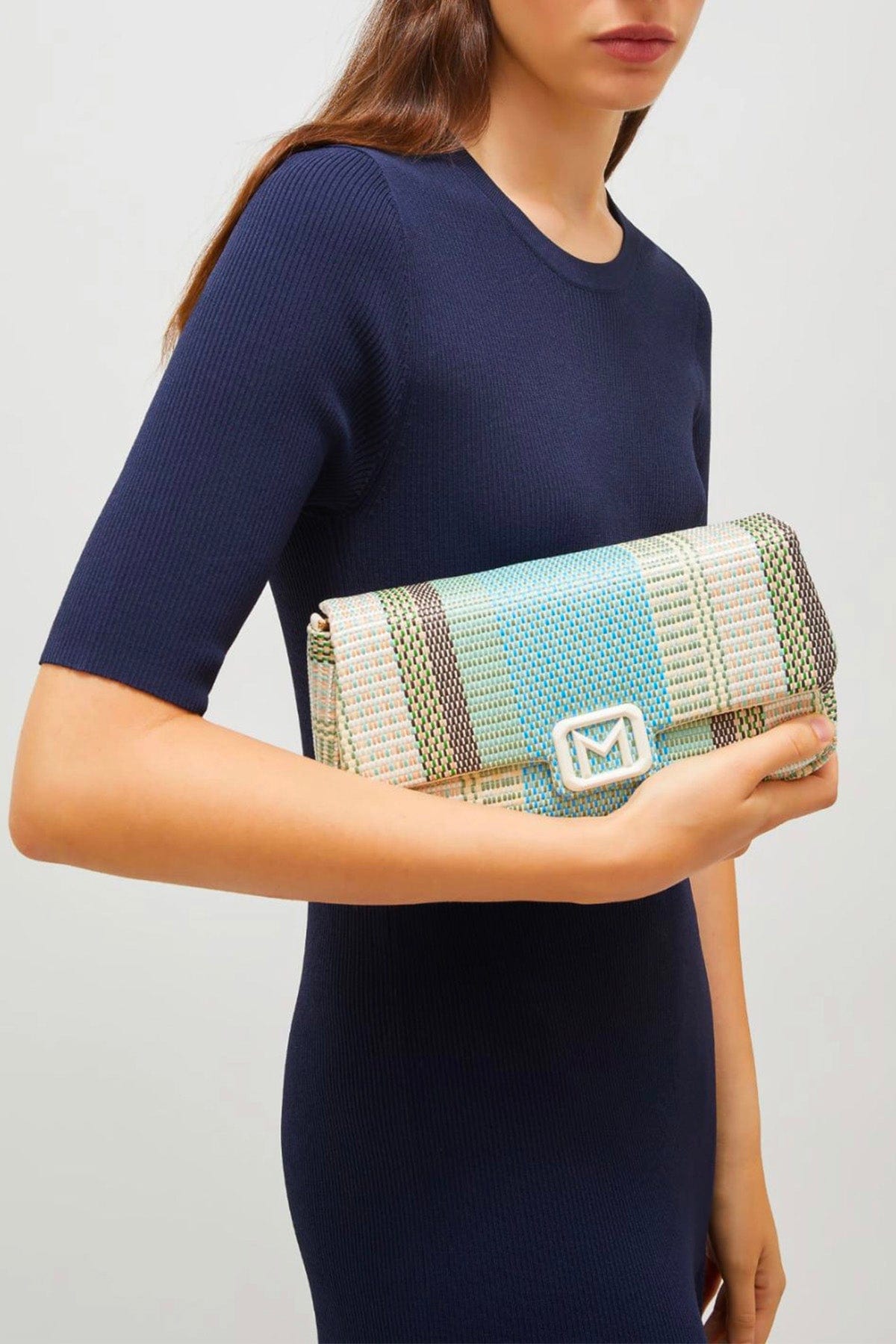 MARELLA BORSA  Borsa in rafia multicolor Marella Emily2