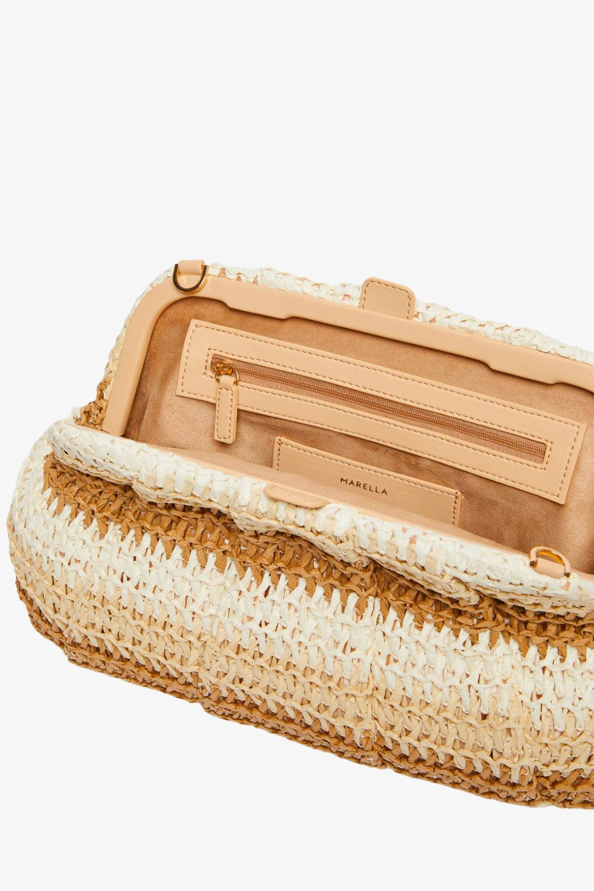 MARELLA BORSA  Borsa intrecciata effetto rafia Donna Marella Orefice