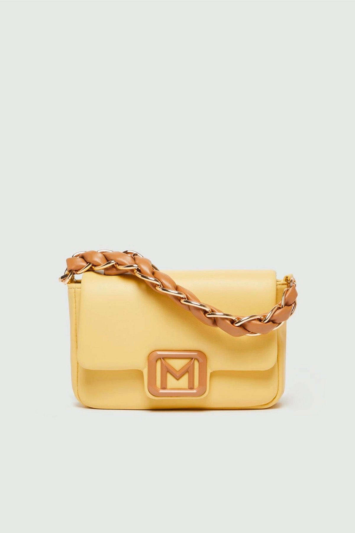 MARELLA BORSA  GIALLO / UNICA Borsa in pelle vegana Marella Lontra