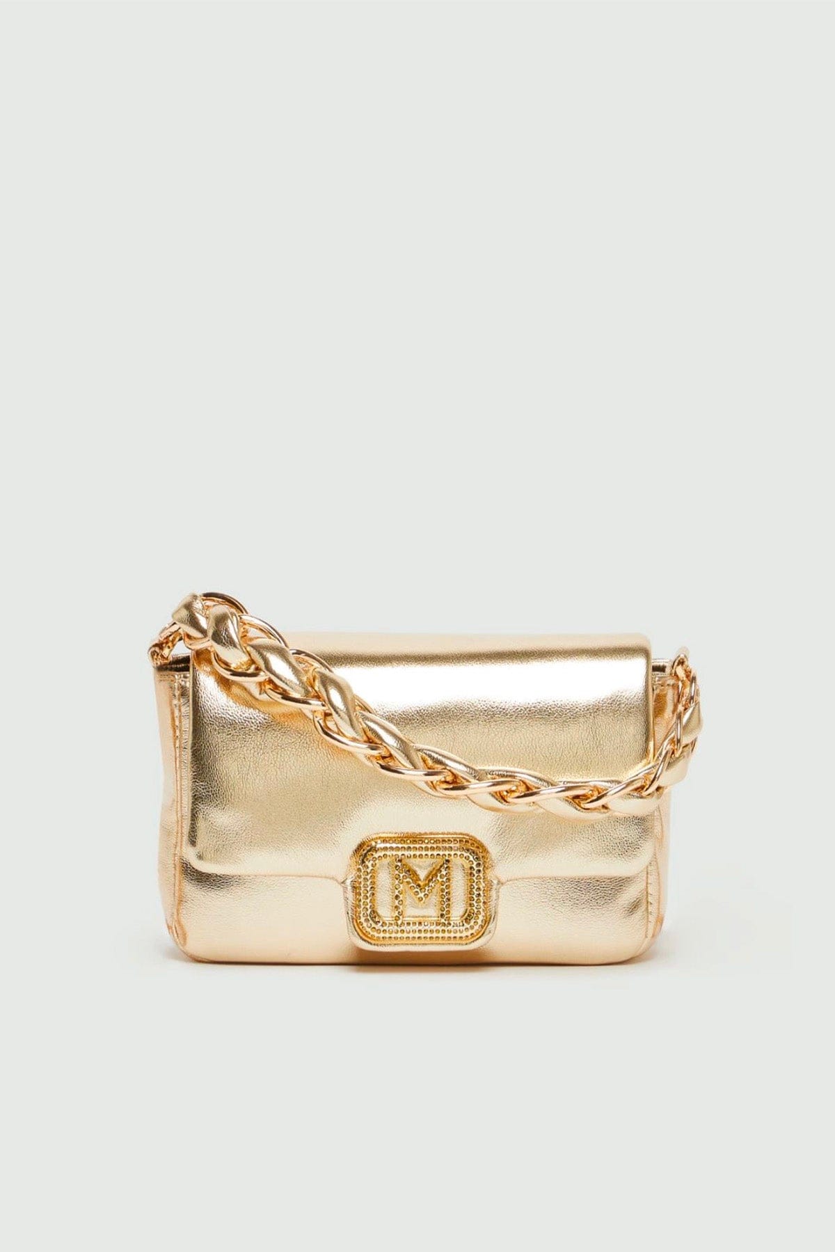MARELLA BORSA  ORO / UNICA Borsa in pelle vegana oro Marella Lontra2