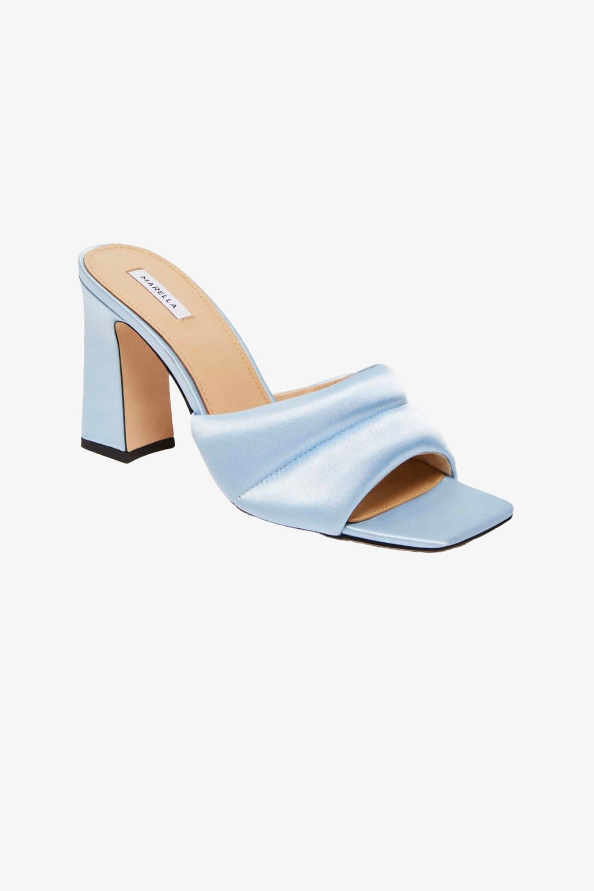MARELLA CALZATURE  Sandali donna cerimonia azzurro in raso Mastino