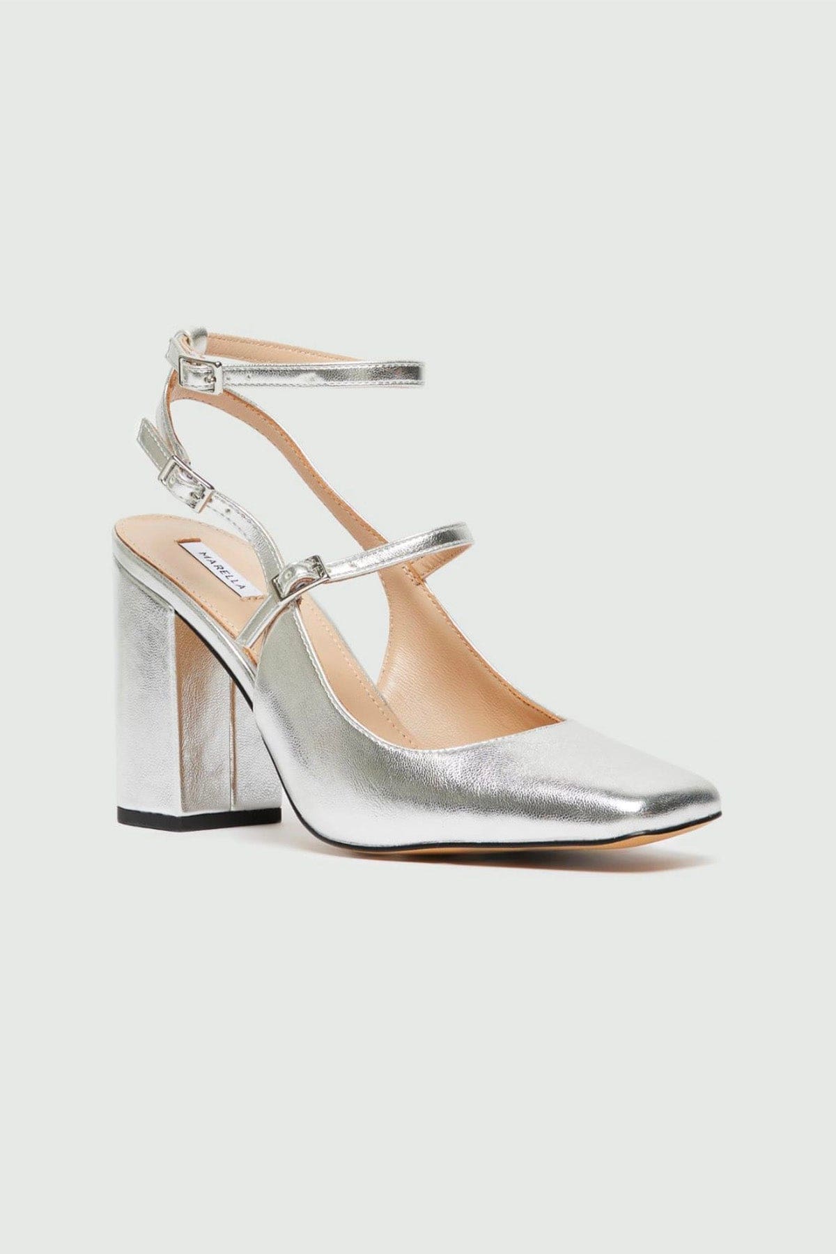 MARELLA CALZATURE  Santali in pelle argento Marella Bessica