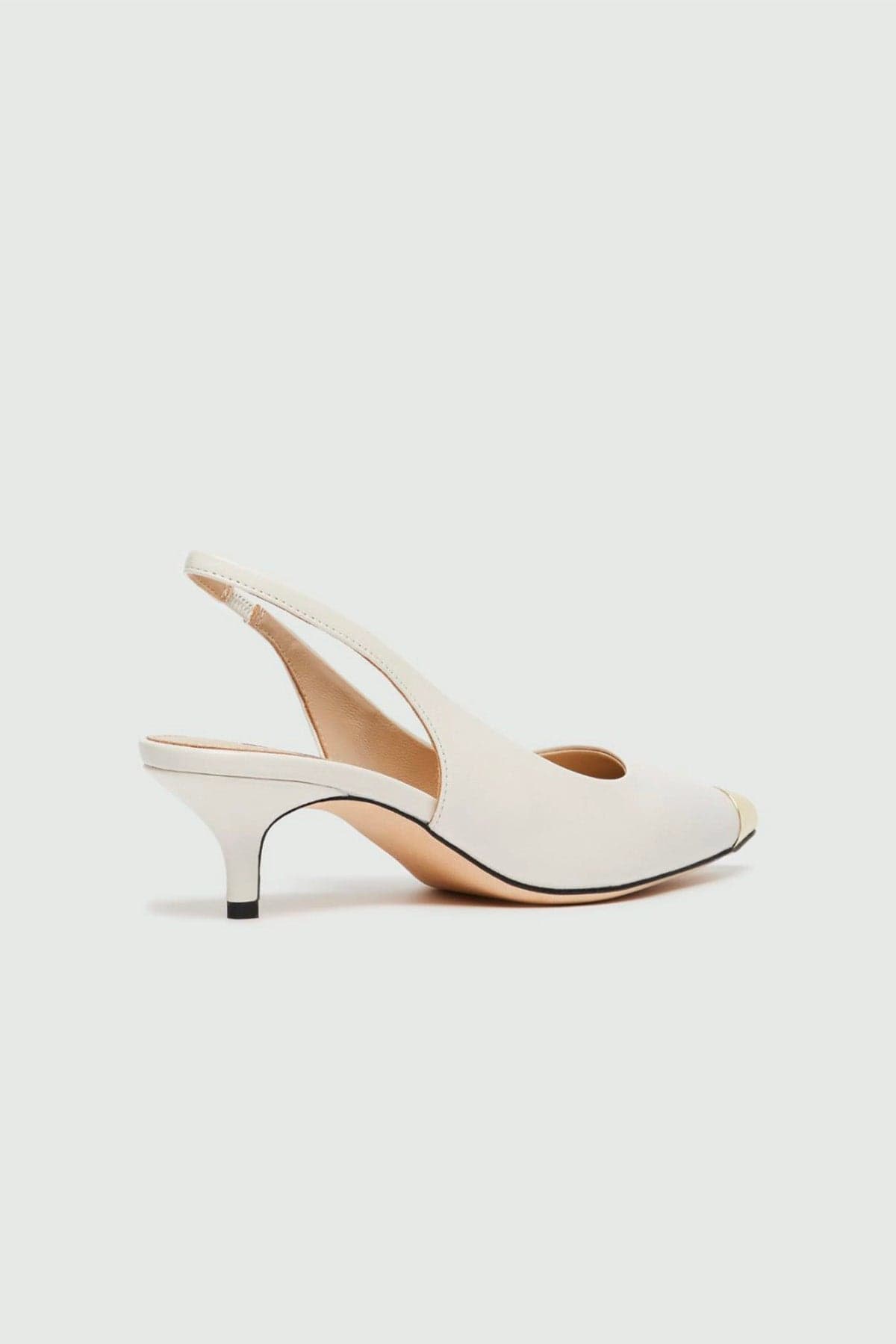 MARELLA CALZATURE  Slingback bianche in nappa Marella Papero