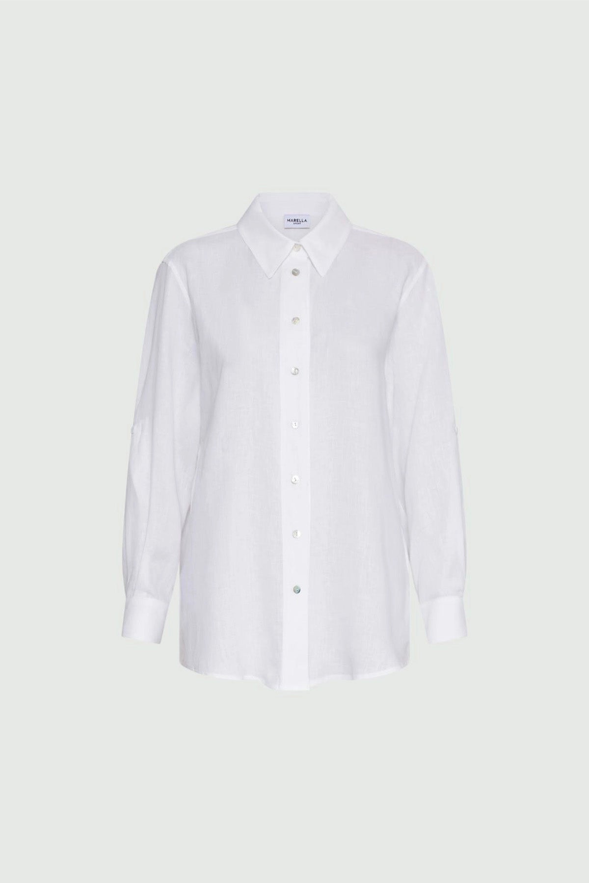 MARELLA CAMICIA  BIANCO OTTICO / 34 Camicia bianca donna Marella Ixie
