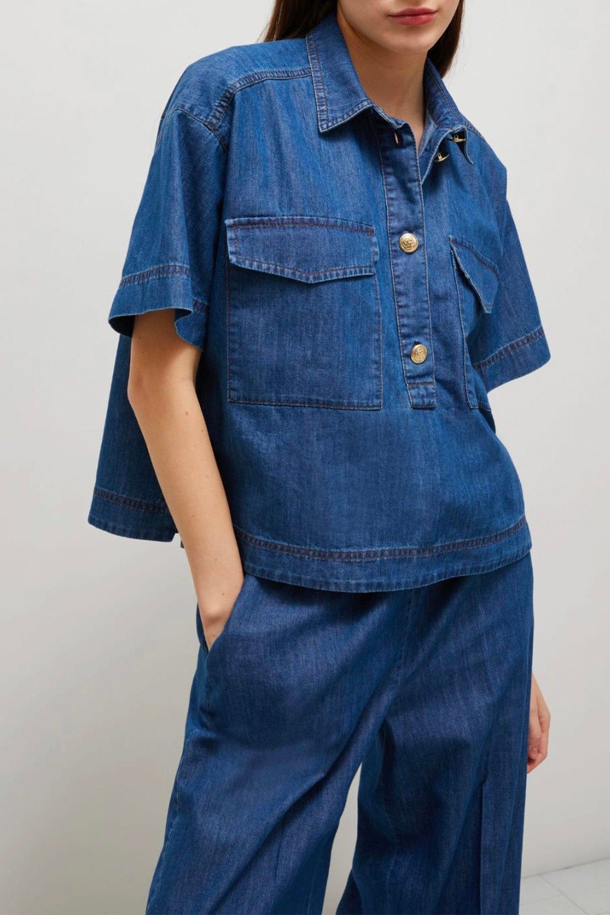MARELLA CAMICIA  Camicia in jeans donna Marella Perseo