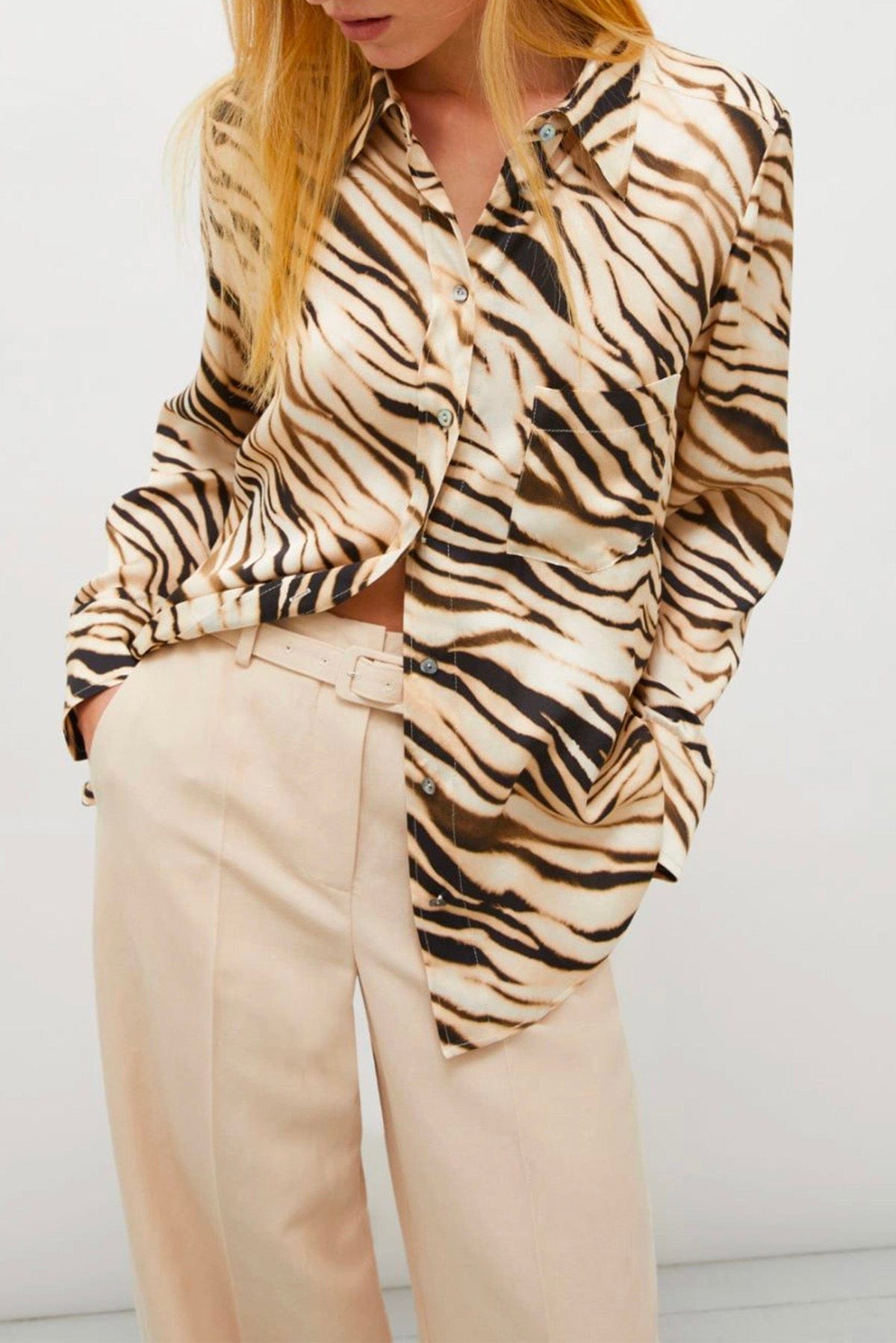 MARELLA CAMICIA  Camicia zebrata donna Marella Cardiff
