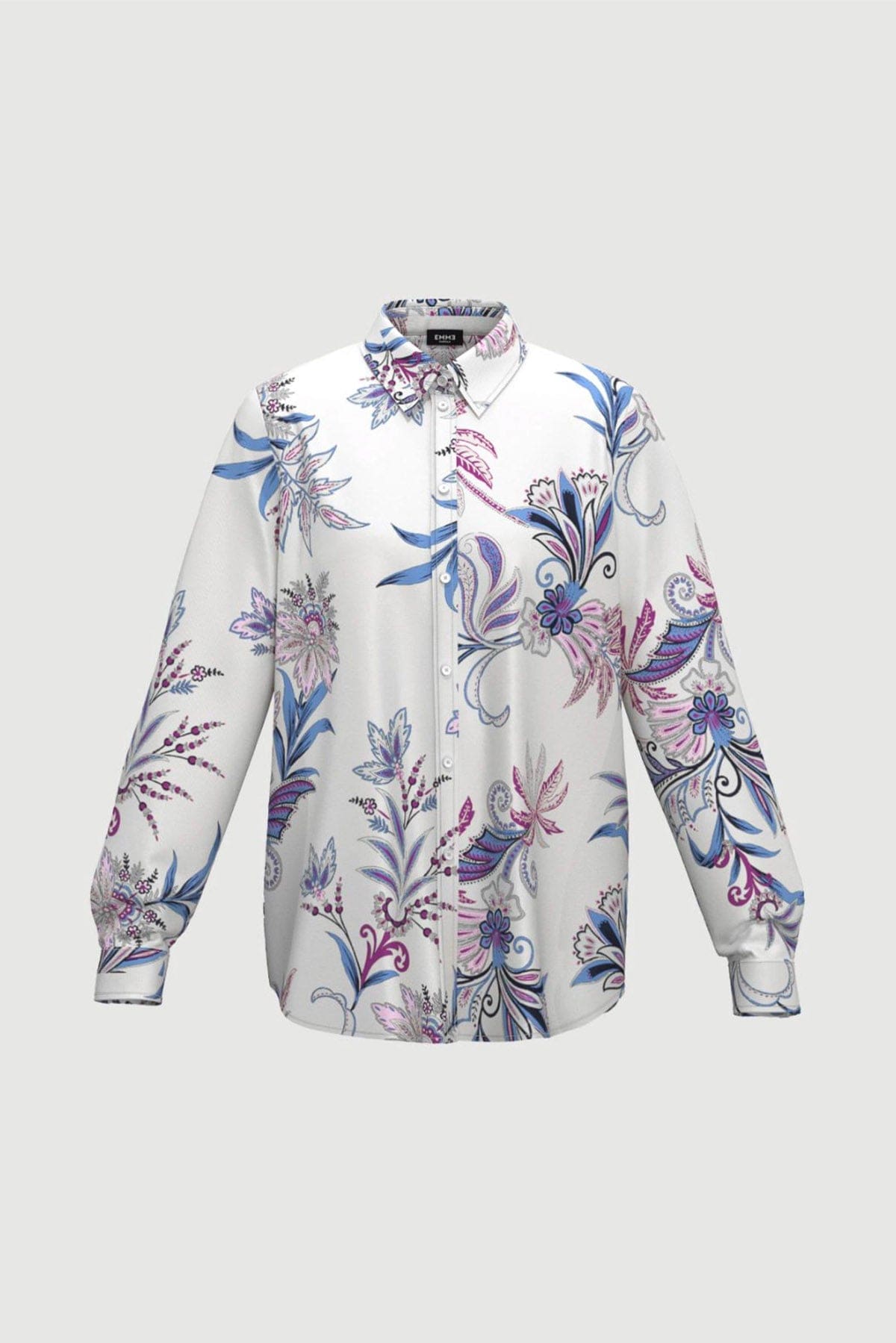 MARELLA CAMICIA  FONDO BURRO STAMPATO / 38 Camicia donna stampata donna Emme Marella Foce