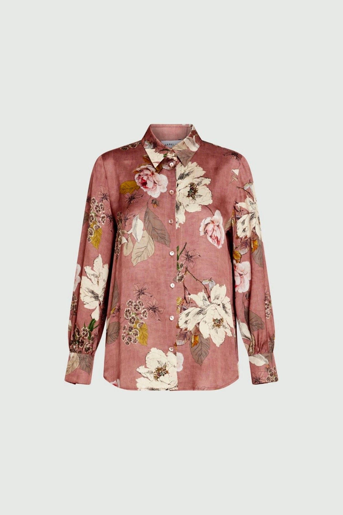 MARELLA CAMICIA  ROSA ANTICO / 34 Camicia fiorata donna Marella Irina