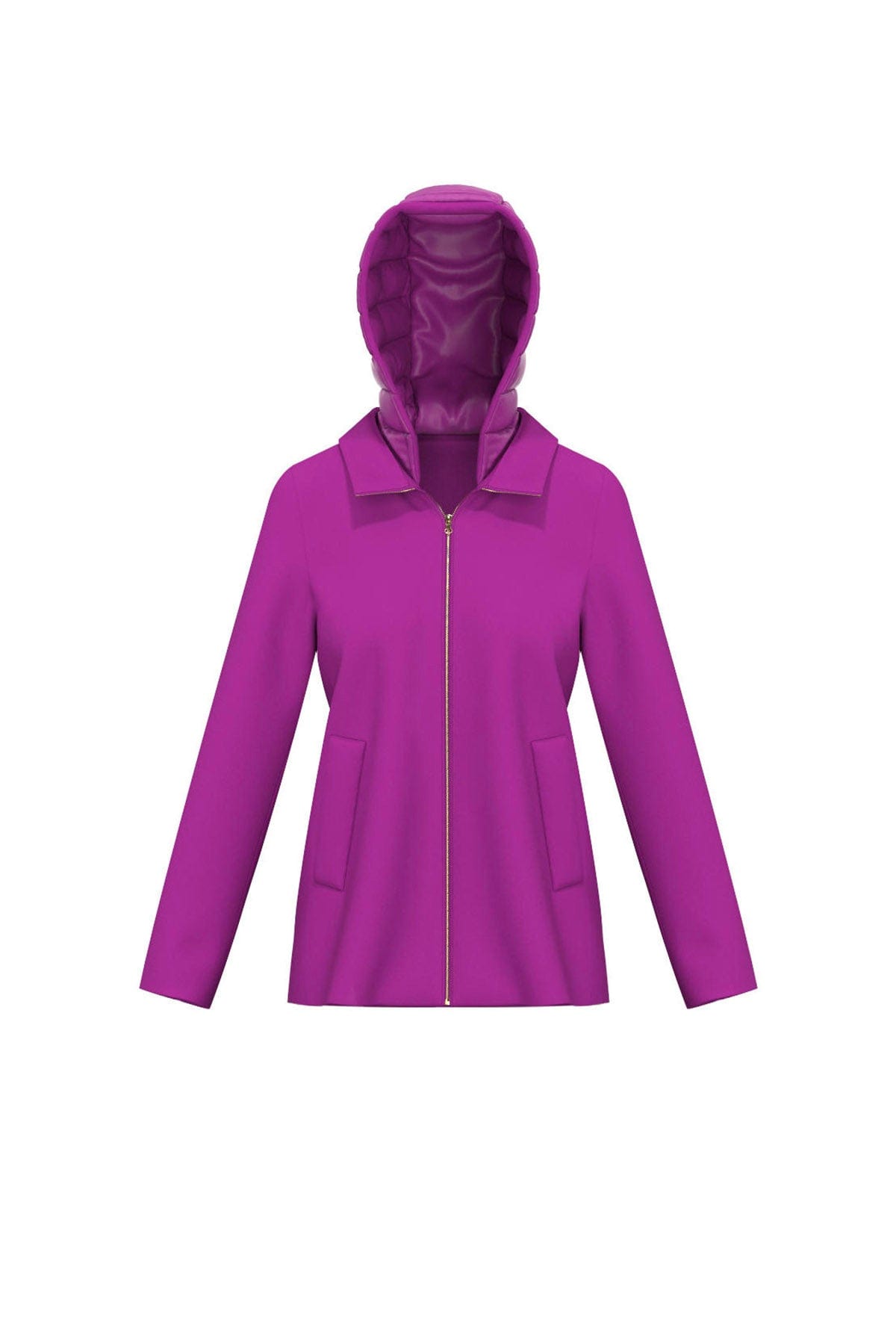 MARELLA CAPPOTTO GIACCO JERSEY CICLAMINO / XXS Giaccone in jersey scuba Emme Marella Oxford