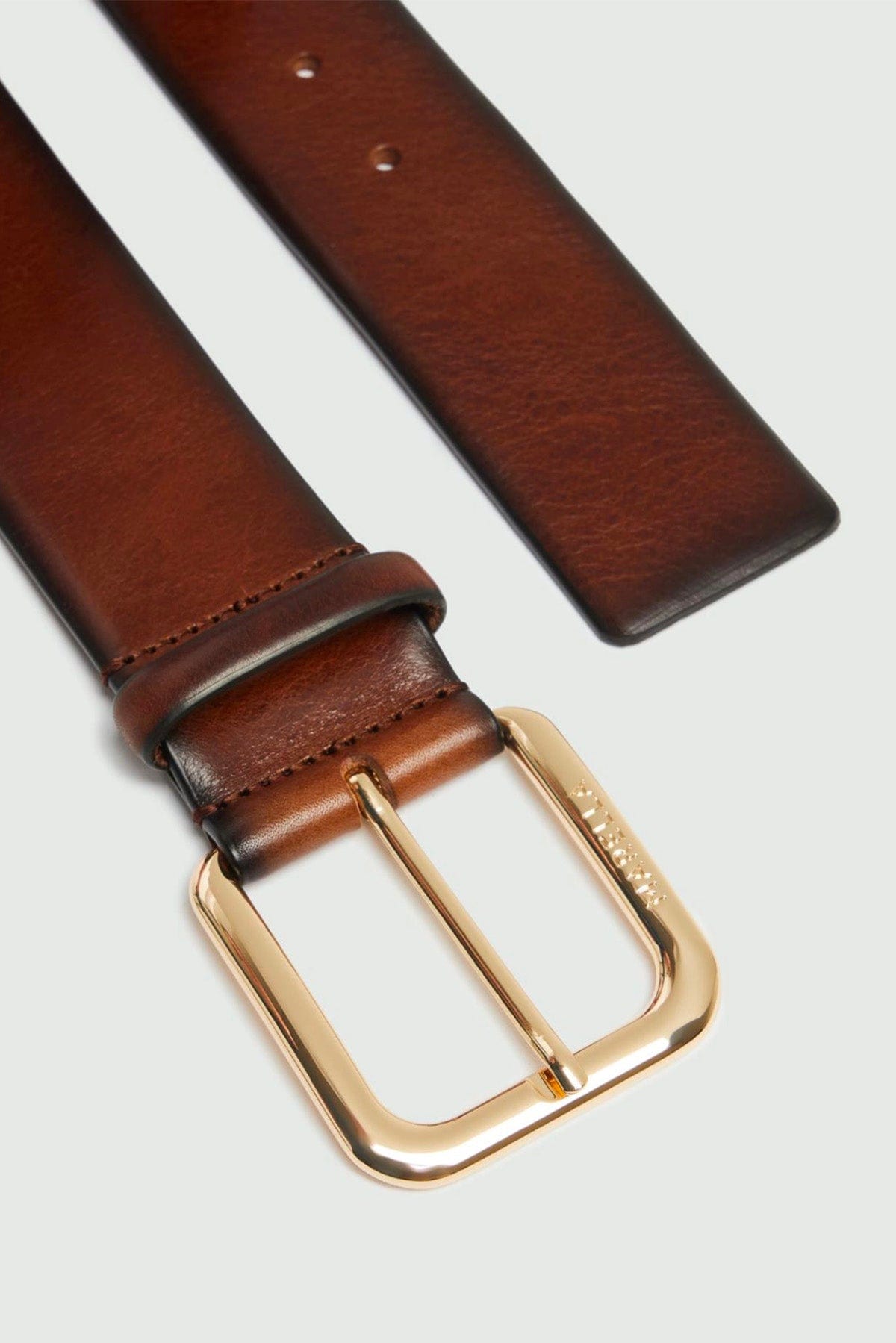 MARELLA CINTURA O BRETELLE  MARRONE / XXS Cintura in pelle con fibbia logata Marella Prince