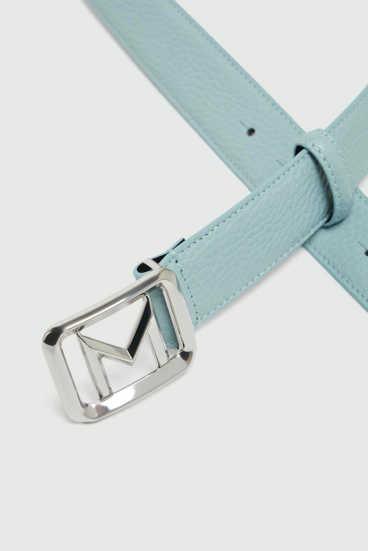 MARELLA CINTURA O BRETELLE  AZZURRO / XXS Cintura in Pelle con logo Marella Rossana