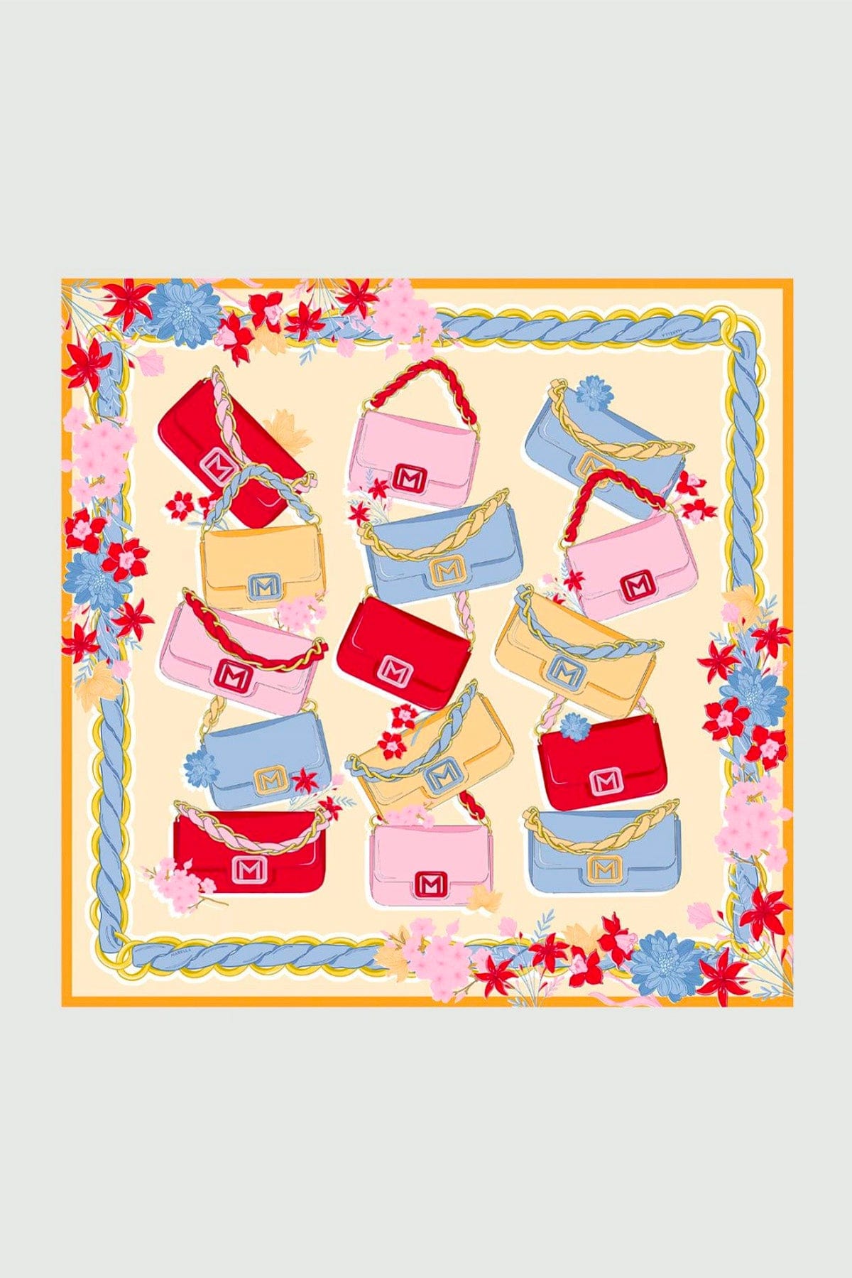 MARELLA FOULARD-SCIARPA-NASTRO  Foulard in seta stampato Marella Fida