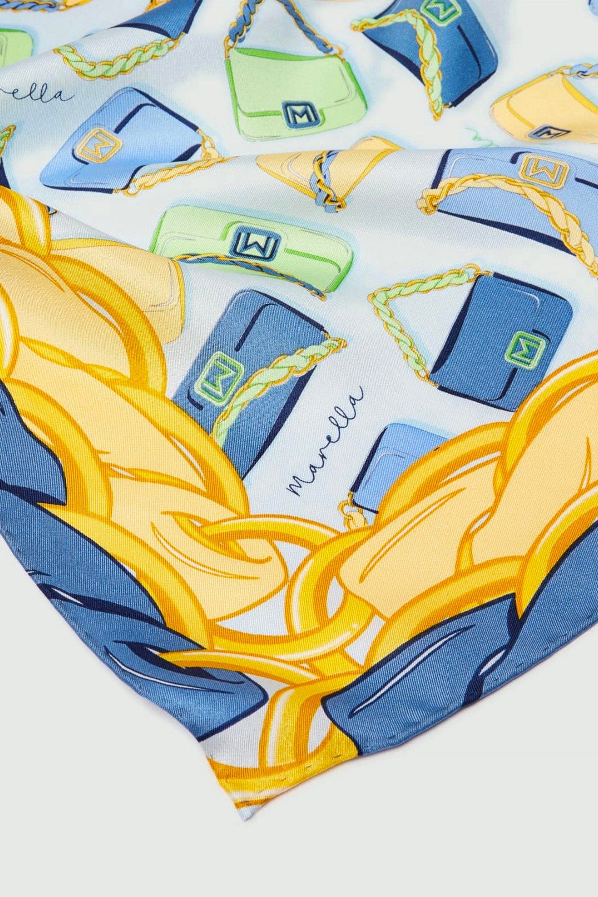 MARELLA FOULARD-SCIARPA-NASTRO  Foulard in seta stampato Marella Fida