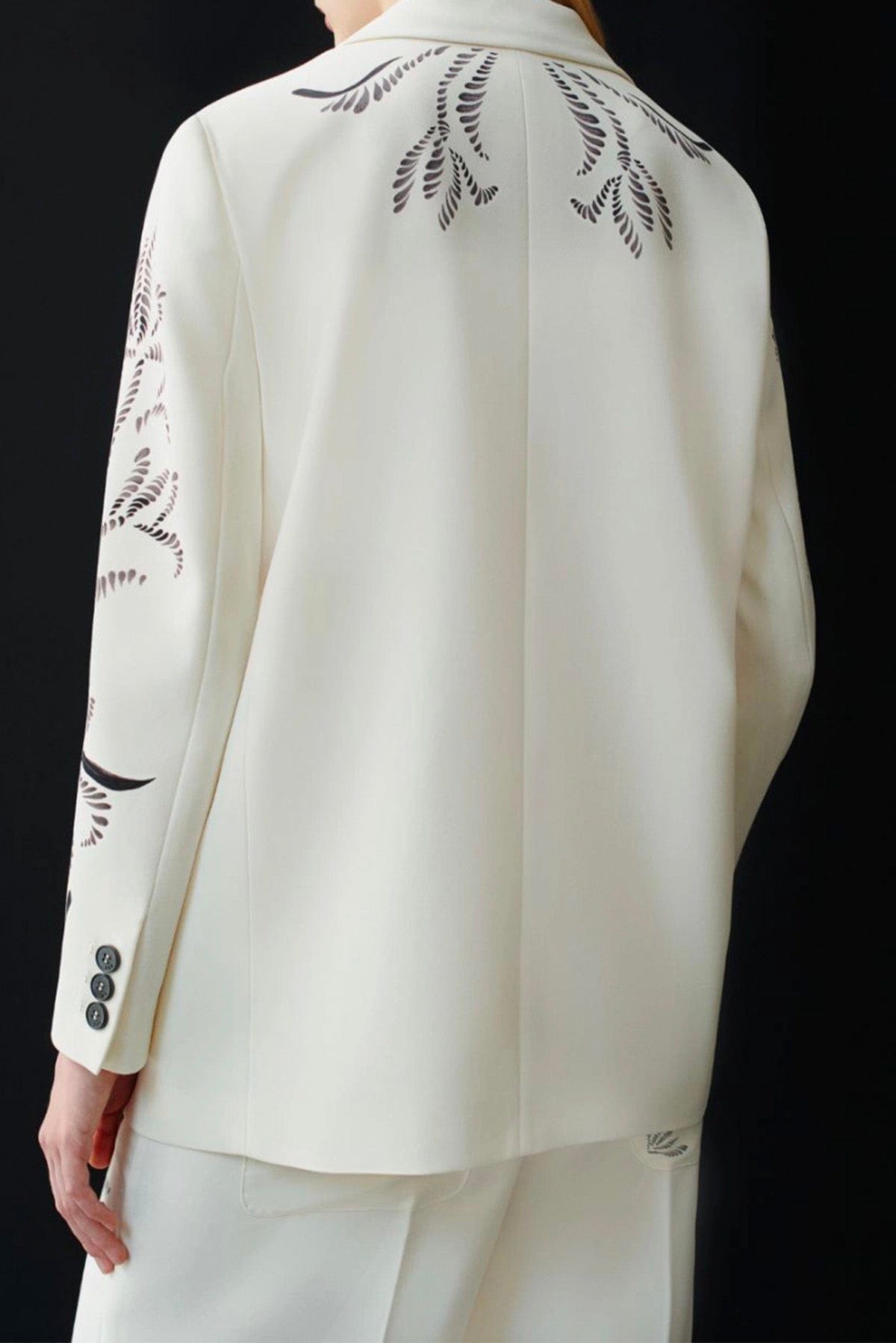 MARELLA GIACCA  Giacca bianca donna con stampa Marella Luciana