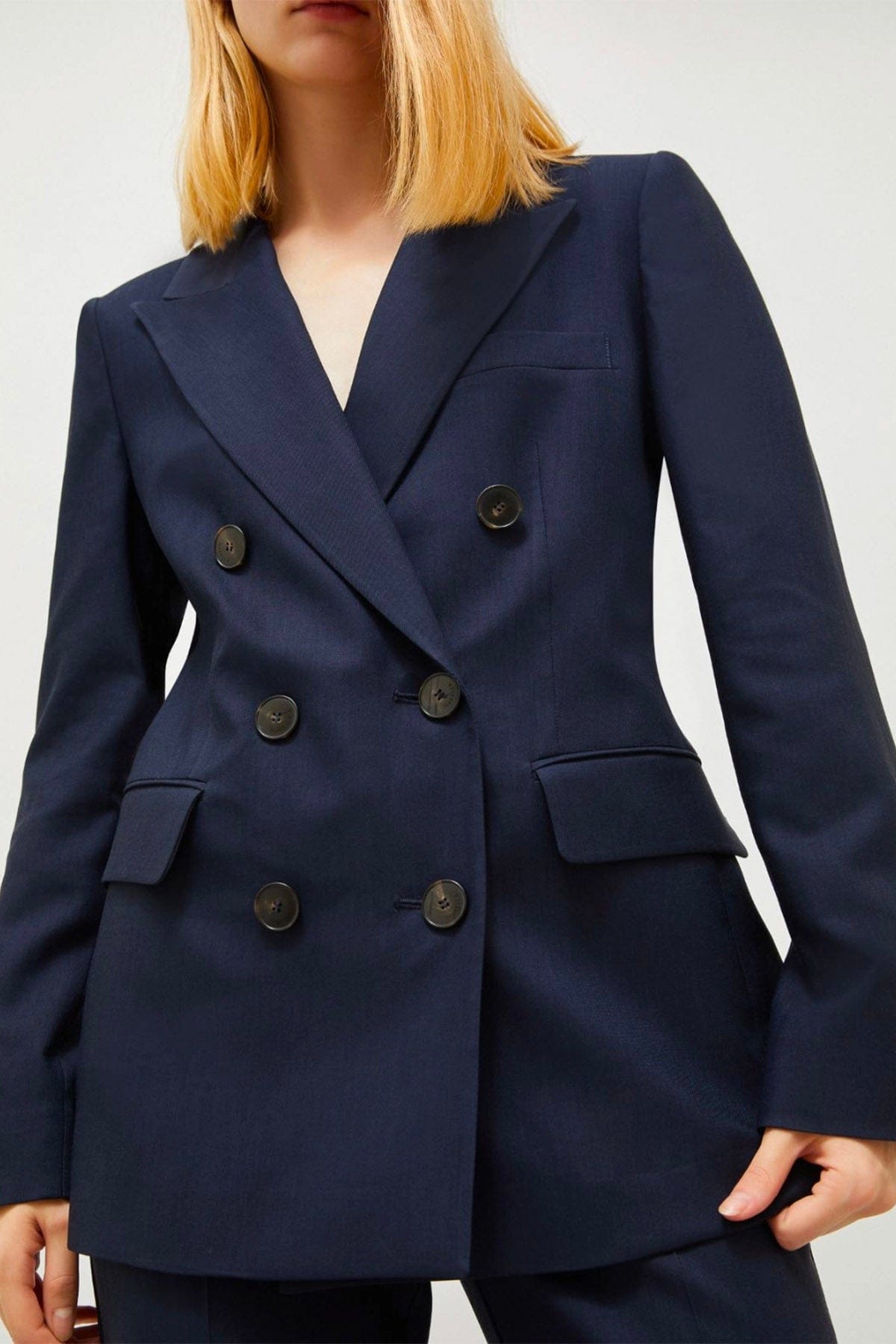 MARELLA GIACCA  BLU / 34 Giacca blu doppiopetto donna Marella Hieros