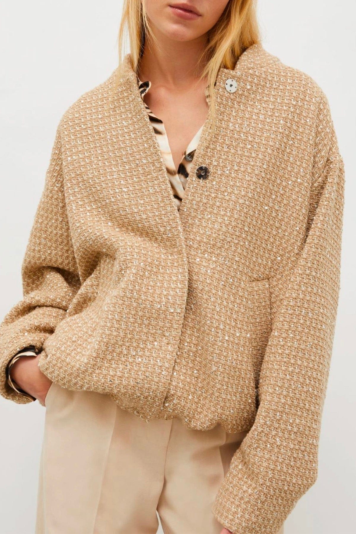 MARELLA GIACCA  NATURALE / 34 Giacca donna Marella Alima