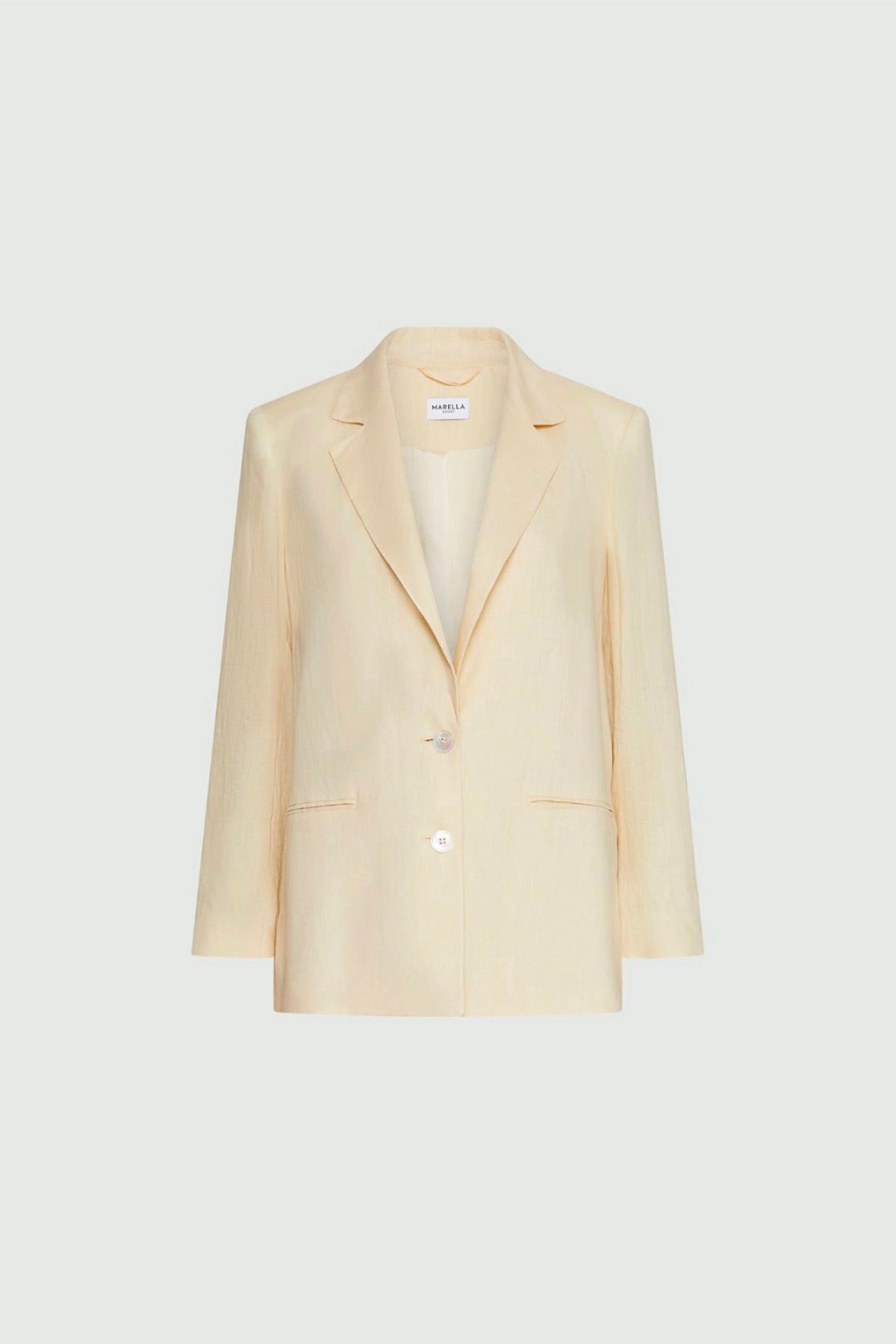 MARELLA GIACCA  GIALLO BANANA / 34 Giacca in lino donna Marella Dallas