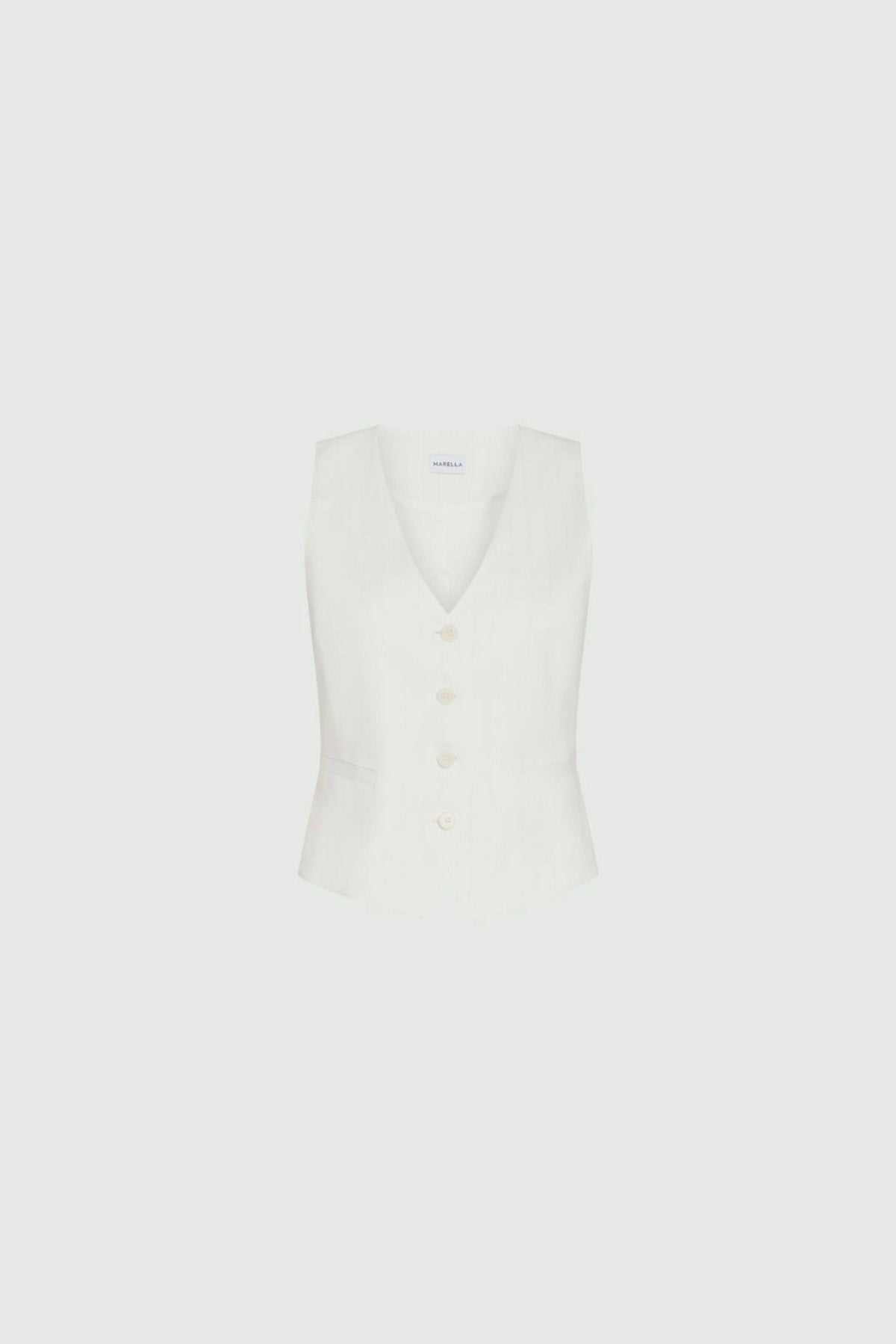 MARELLA GILET  PANNA / 34 Gilet panna donna Marfella Ceylon