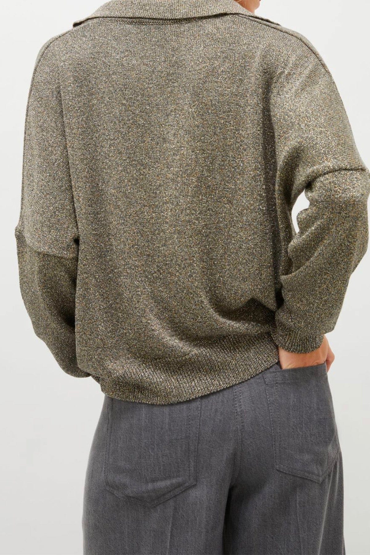 MARELLA MAGLIA-CANOTTIERA-TOP  Maglia in lurex donna Marella Aceri