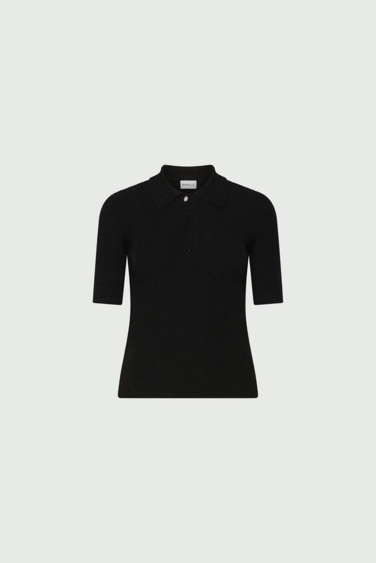 MARELLA MAGLIA-CANOTTIERA-TOP  NERO / XXS Maglia nera donna Marella Cornell