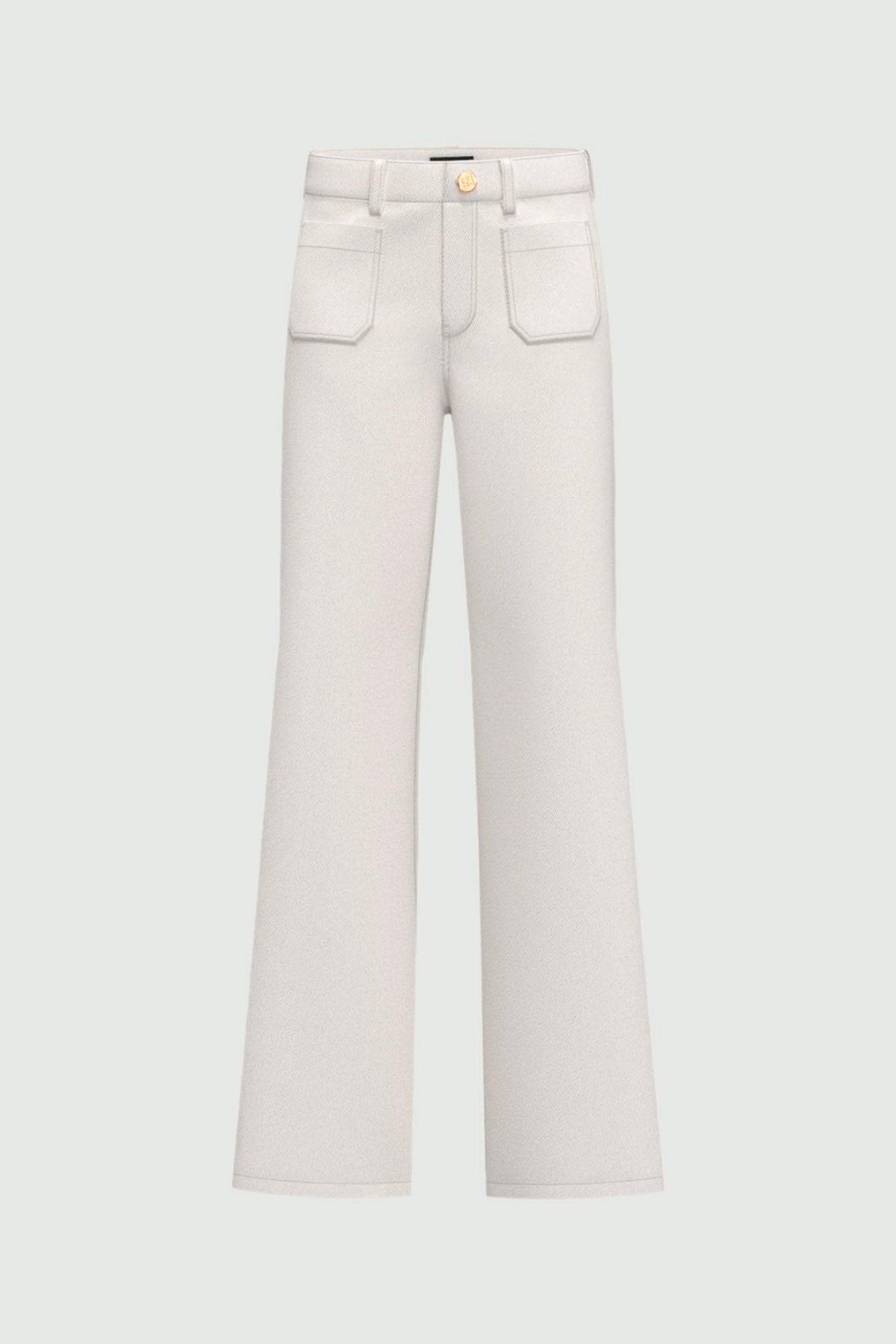 MARELLA PANTALONE LUNGO  BIANCO BURRO / 38 Pantaloni donna Emme Marella Samovar