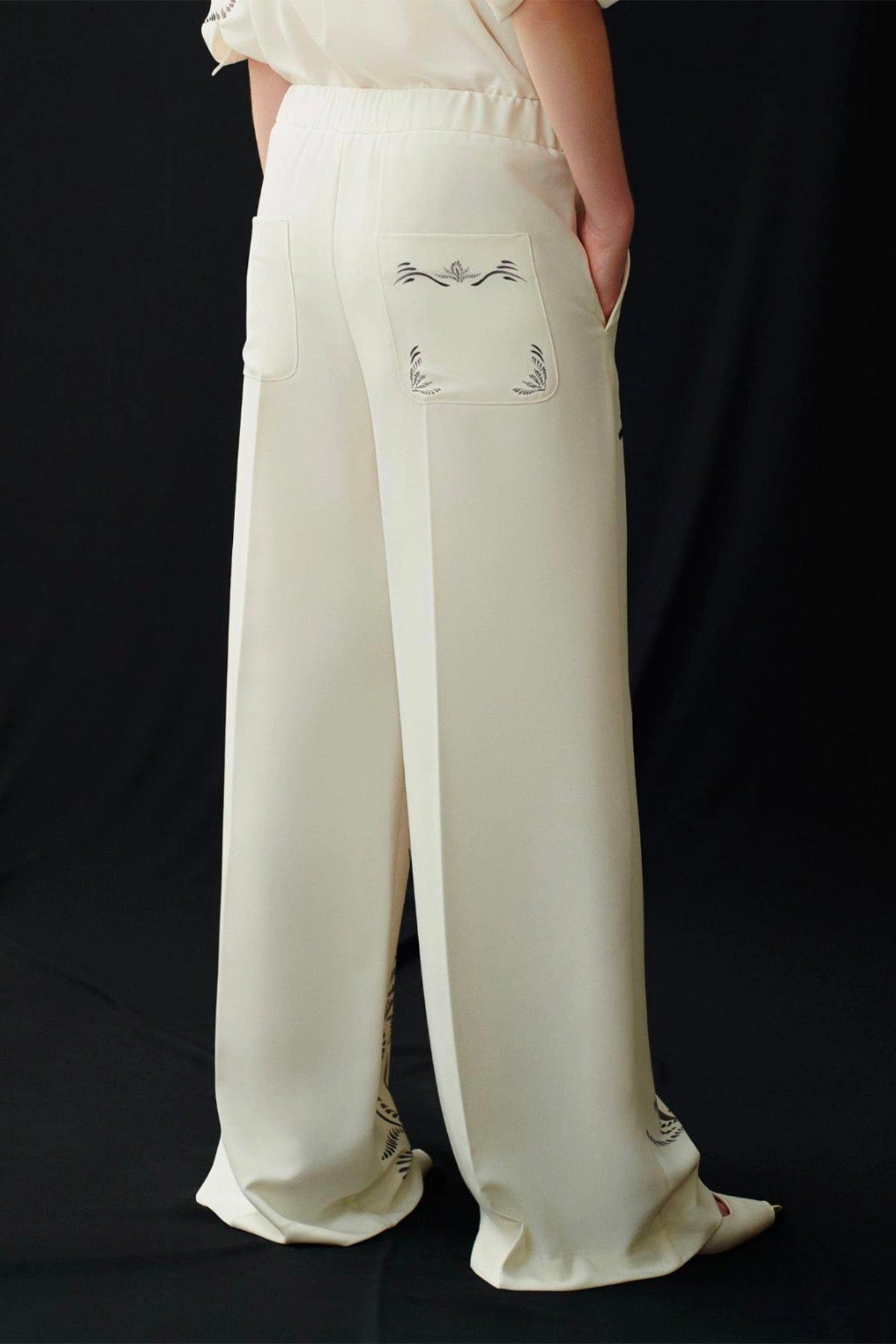 MARELLA PANTALONE LUNGO  Pantaloni donna bianco lana Marella Pesco
