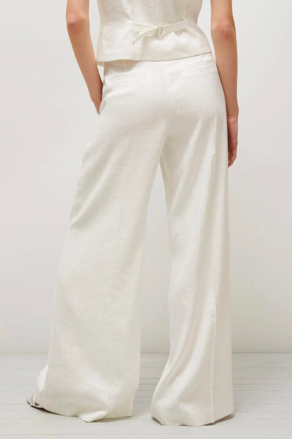 MARELLA PANTALONE LUNGO  Pantaloni donna gessati in lurex Marella Ercole